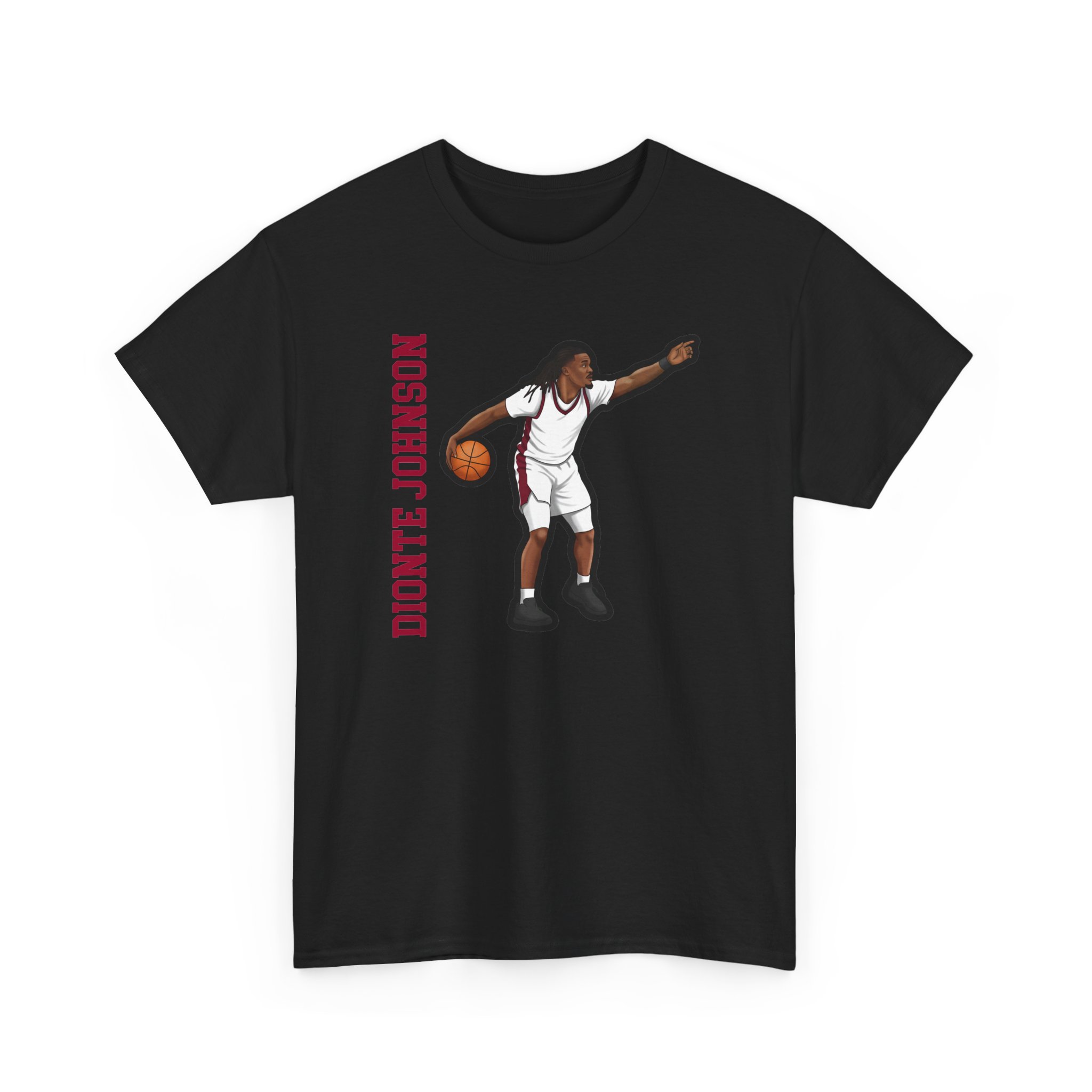 Tee — character_name_vertical in Black