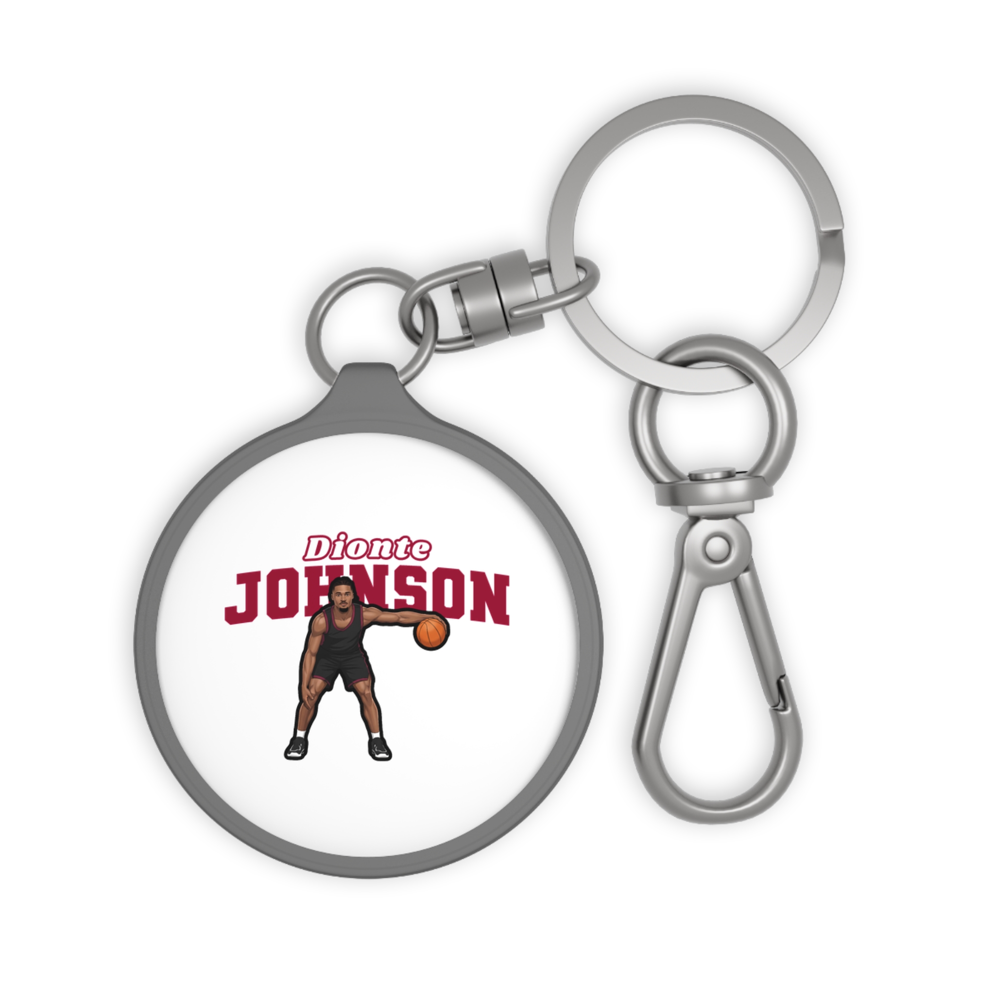 Keychain — character_name_arch in Grey
