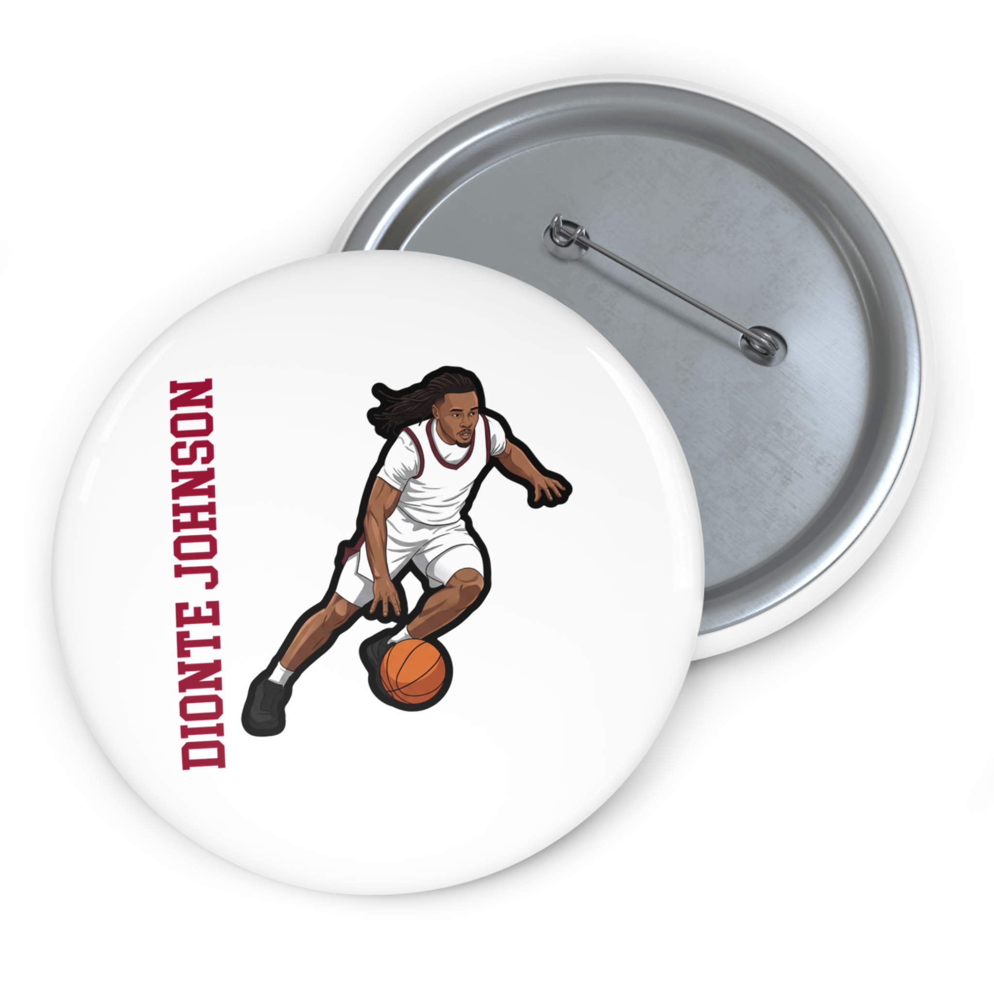 Game Day Pin — character_name_vertical in Classic