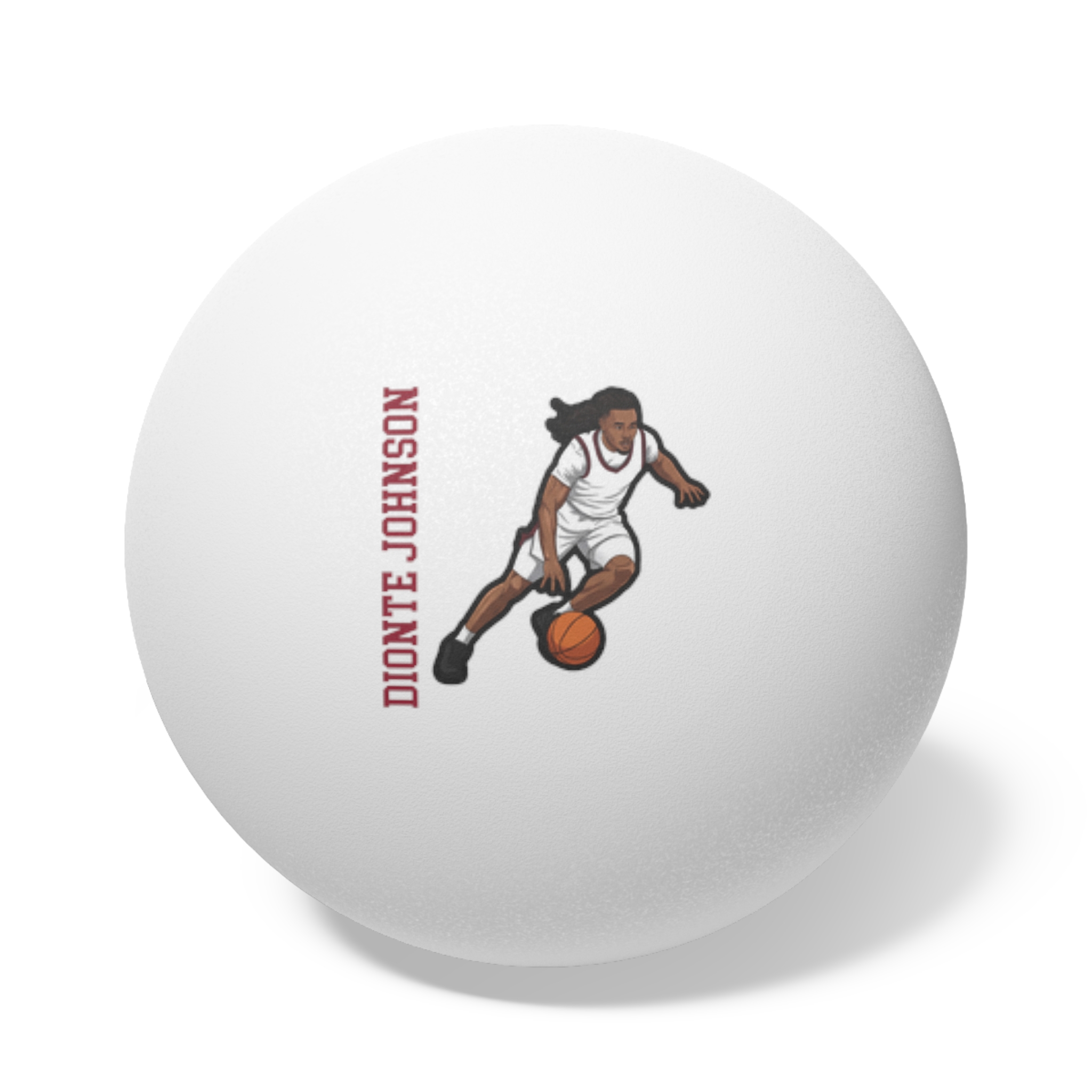 Ping Pong Balls, 6 pcs — character_name_vertical in White