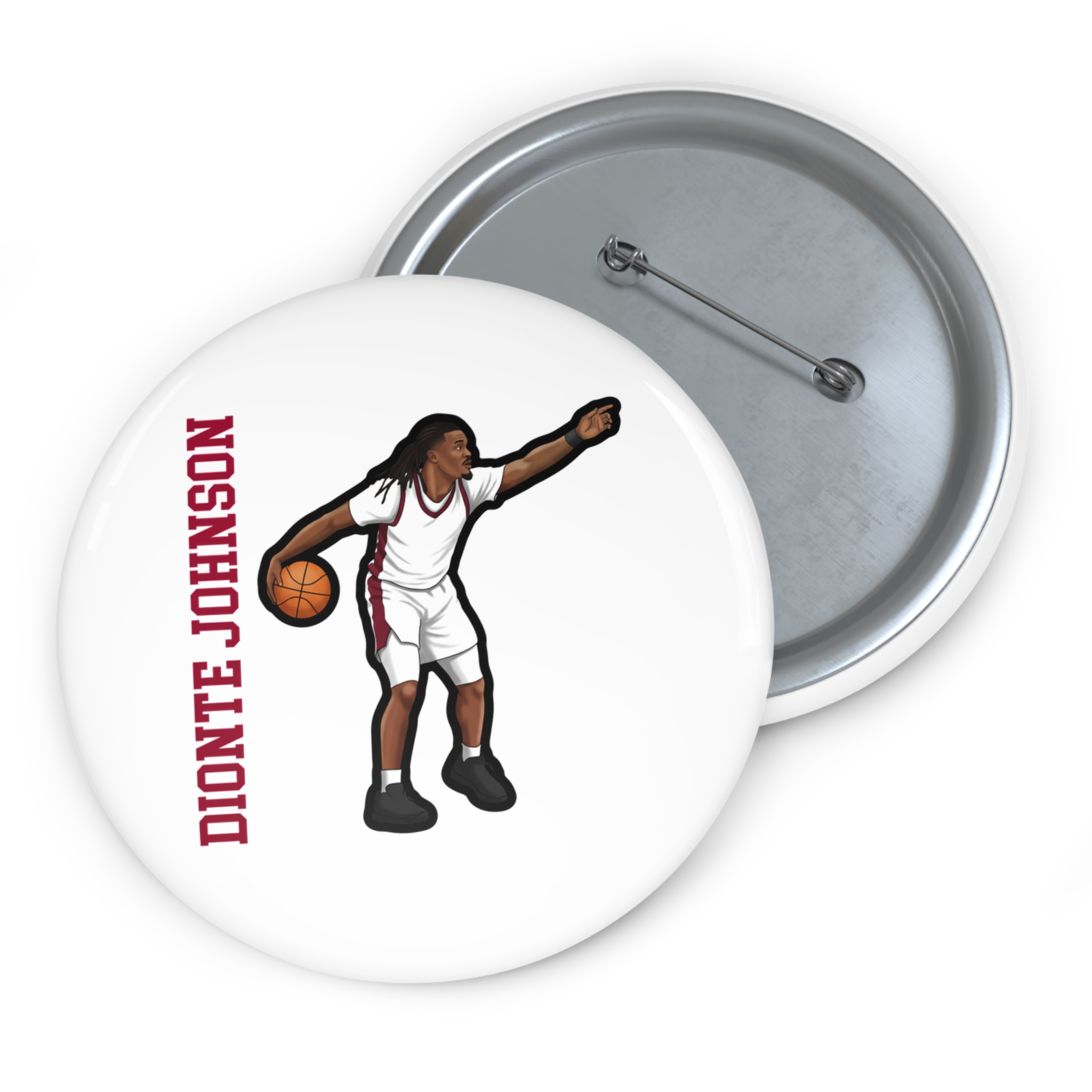 Game Day Pin — character_name_vertical in Classic