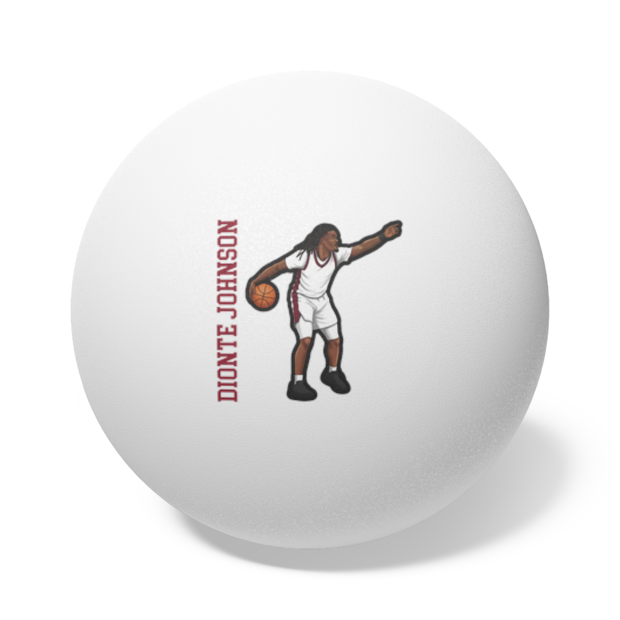 Ping Pong Balls, 6 pcs — character_name_vertical in White