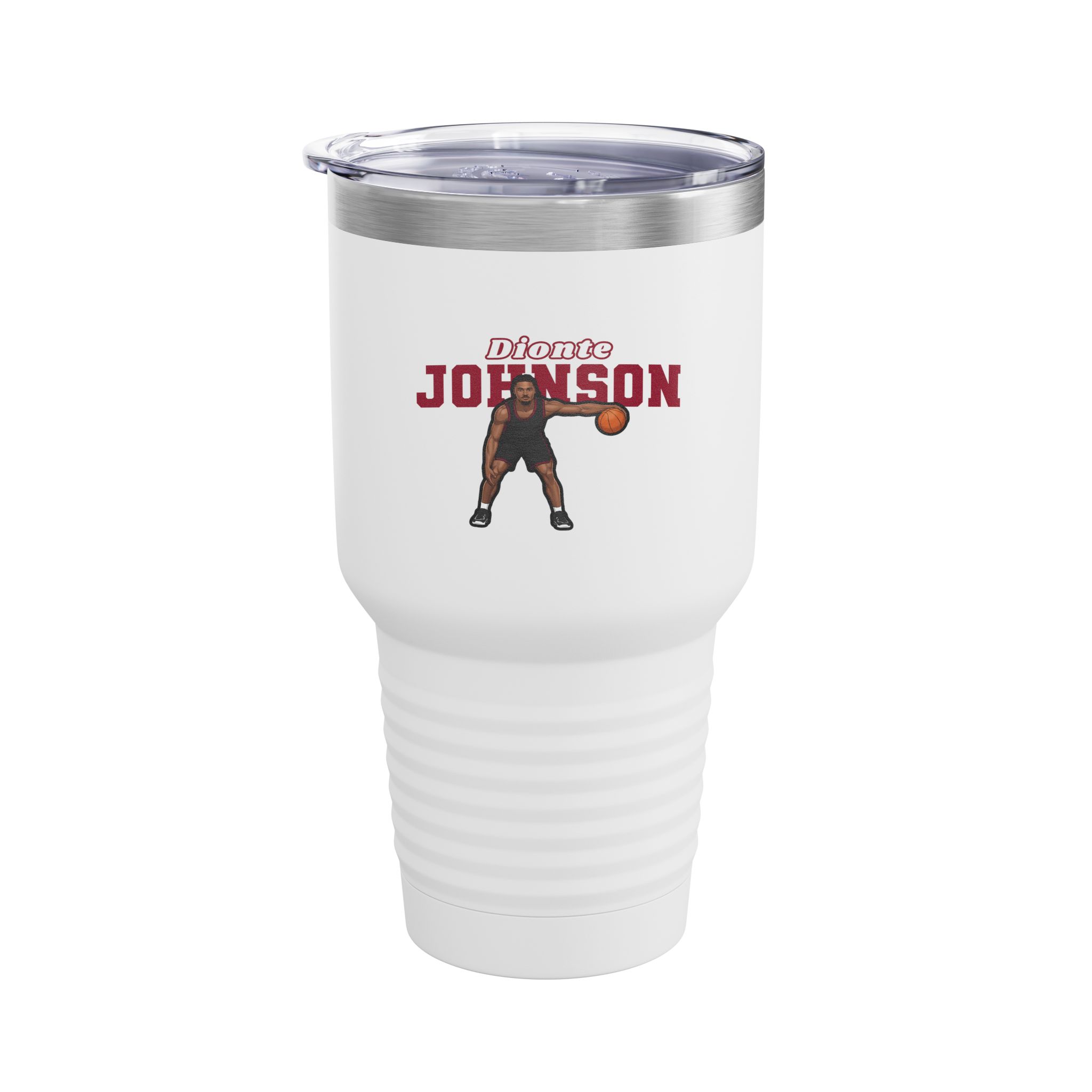 30oz Tumbler — character_name_arch in White