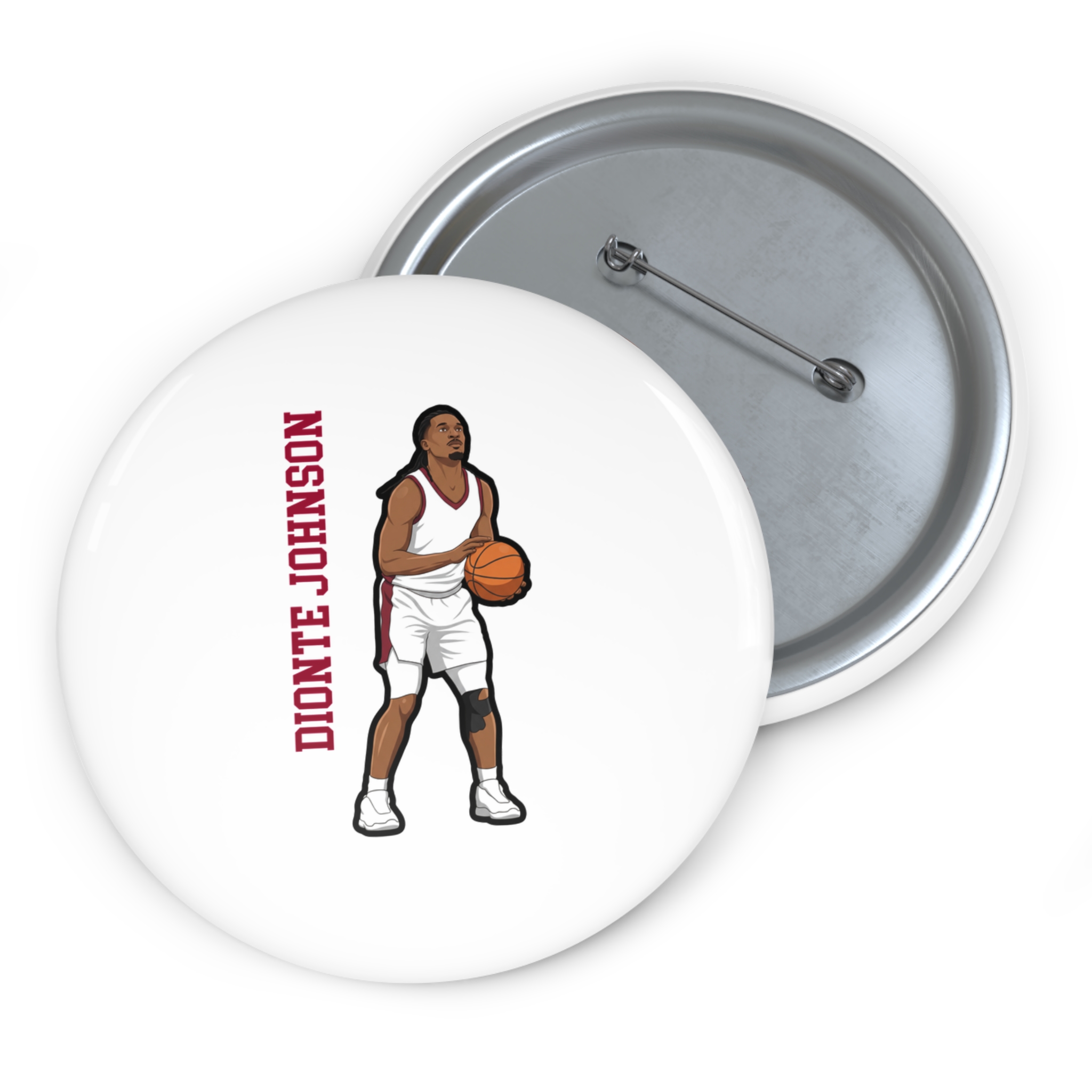 Game Day Pin — character_name_vertical in Classic