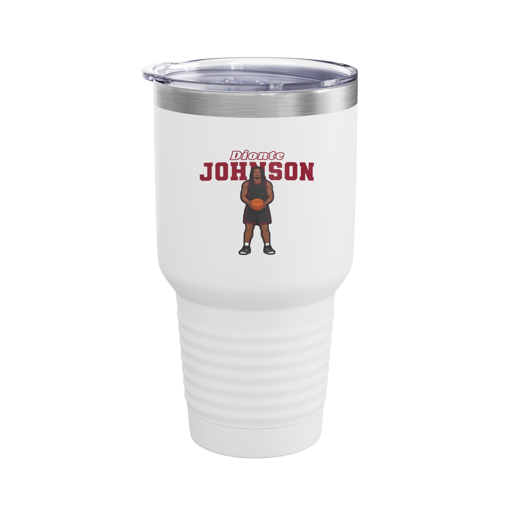 30oz Tumbler — character_name_arch in White