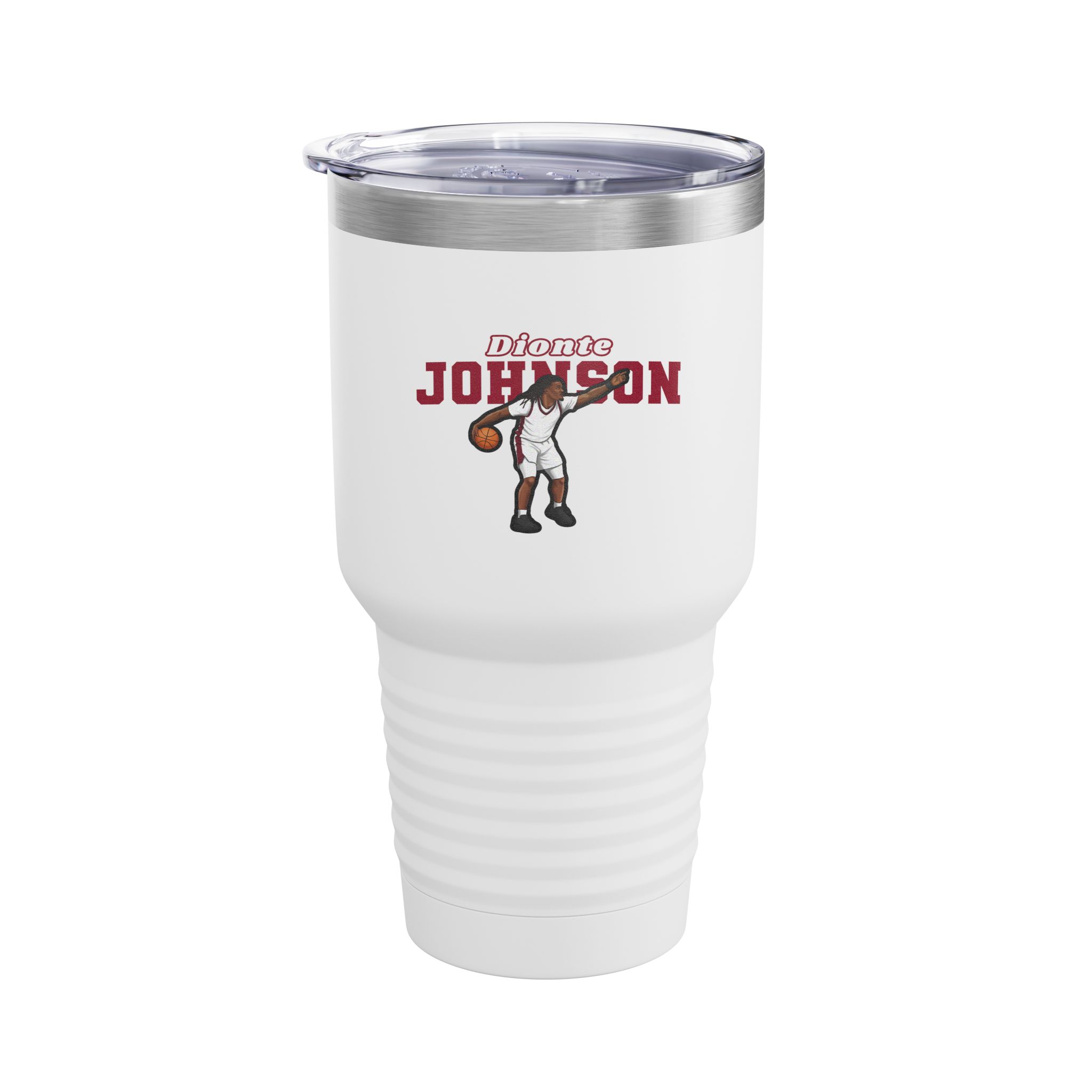 30oz Tumbler — character_name_arch in White