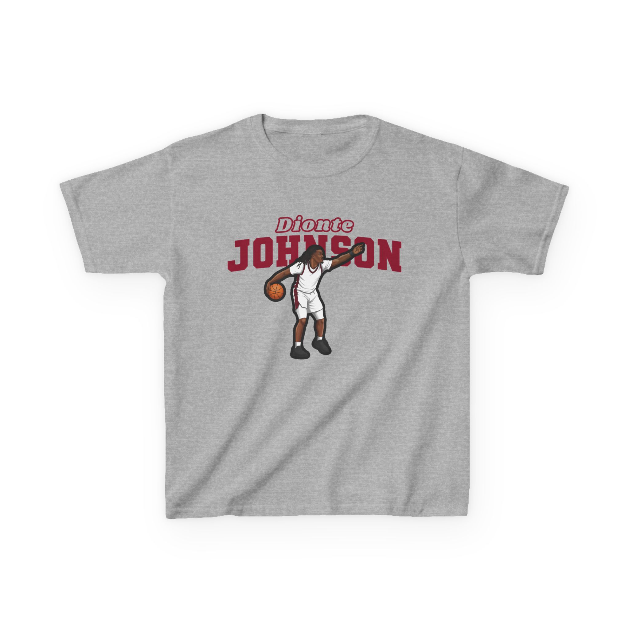 Youth Tee — character_name_arch in Grey