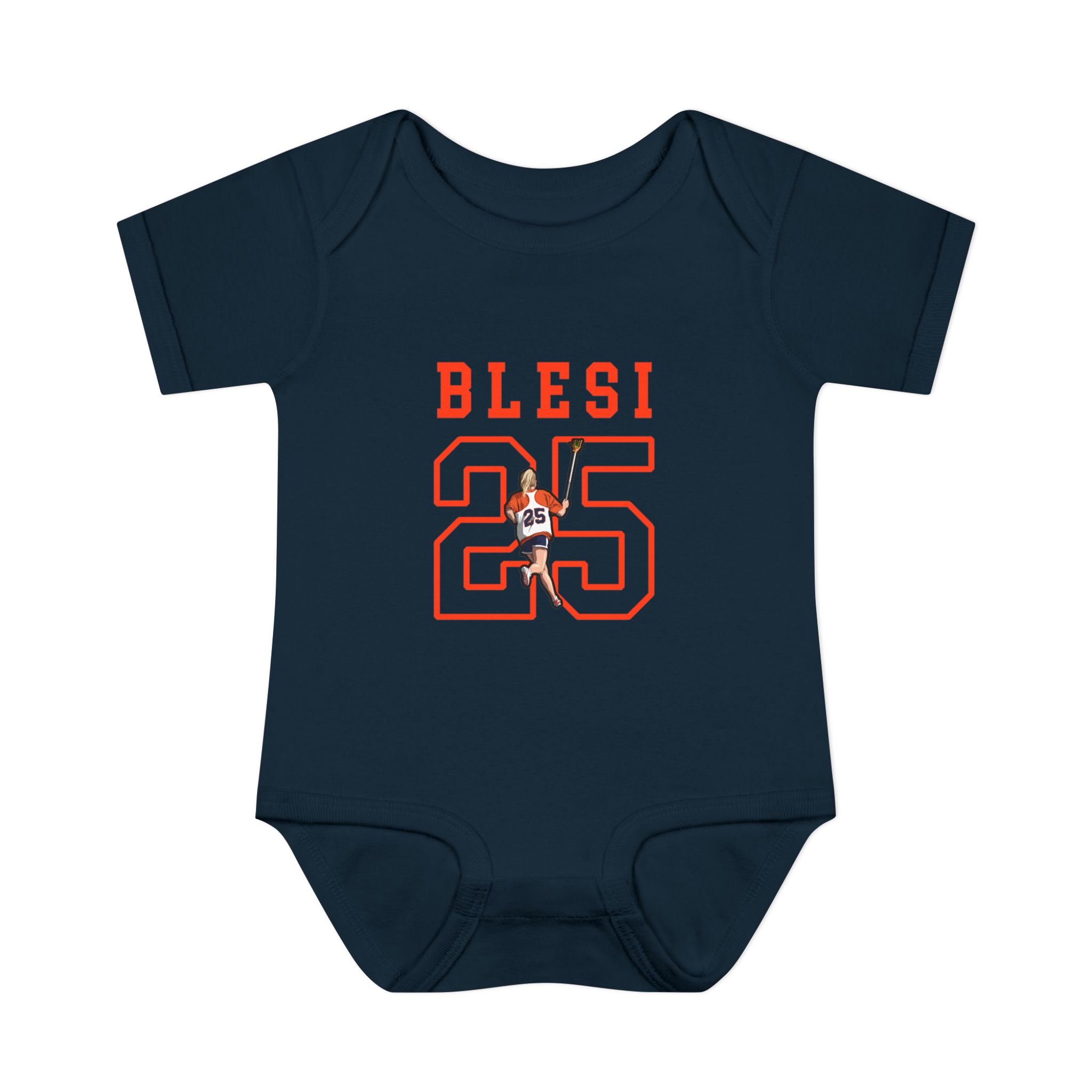 Baby Onesie — character_shirsey in Navy