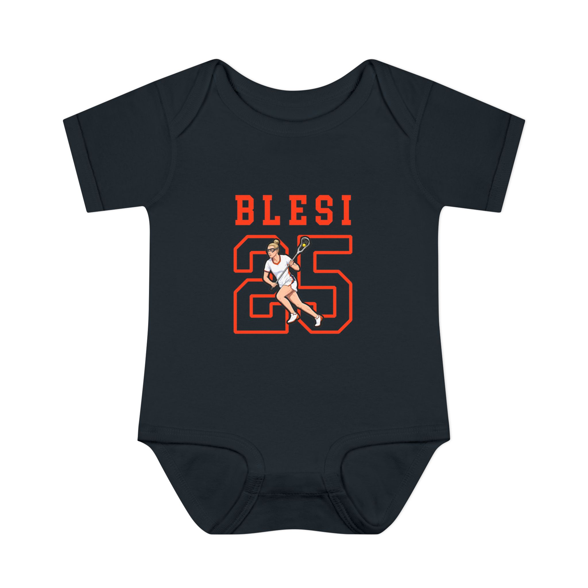 Baby Onesie — character_shirsey in Black