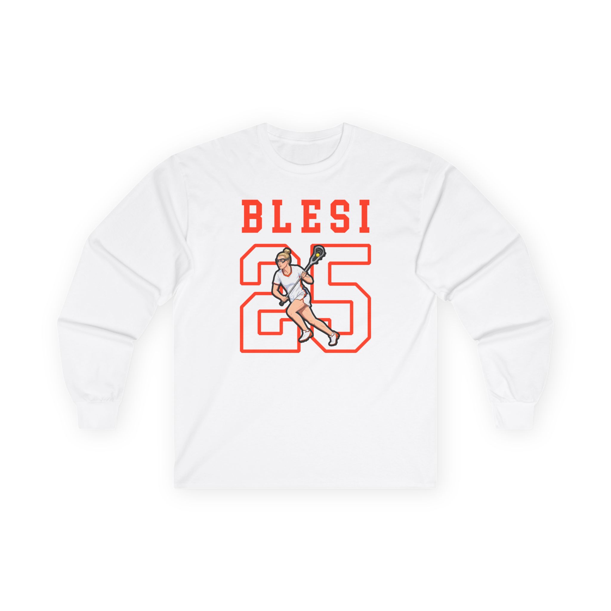 Long Sleeve Tee — character_shirsey in White