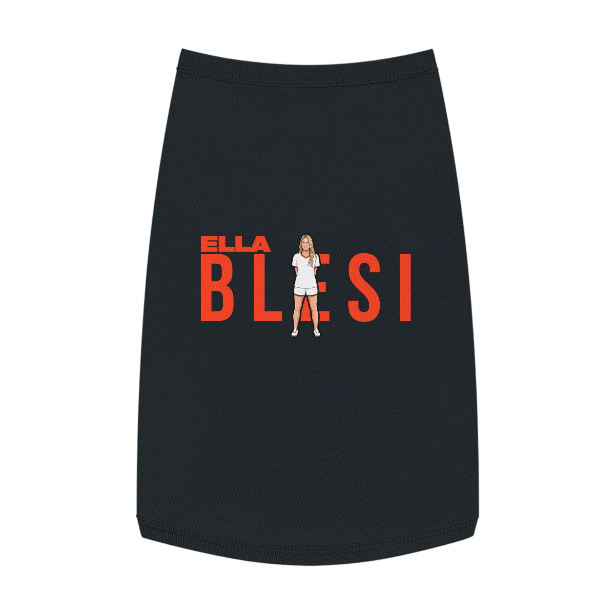 Pet Tank Top — character_player_name in White