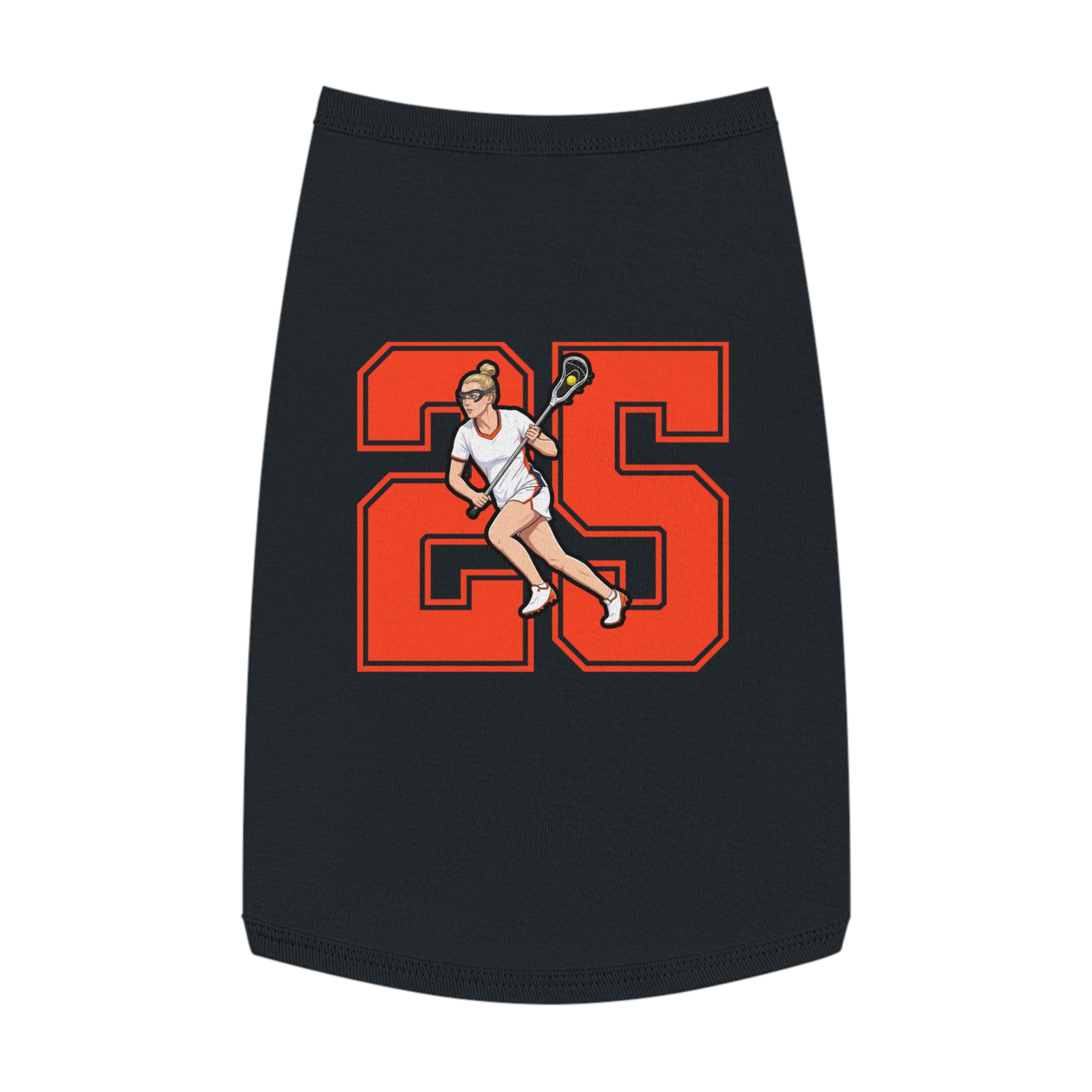 Pet Tank Top — character_number in White