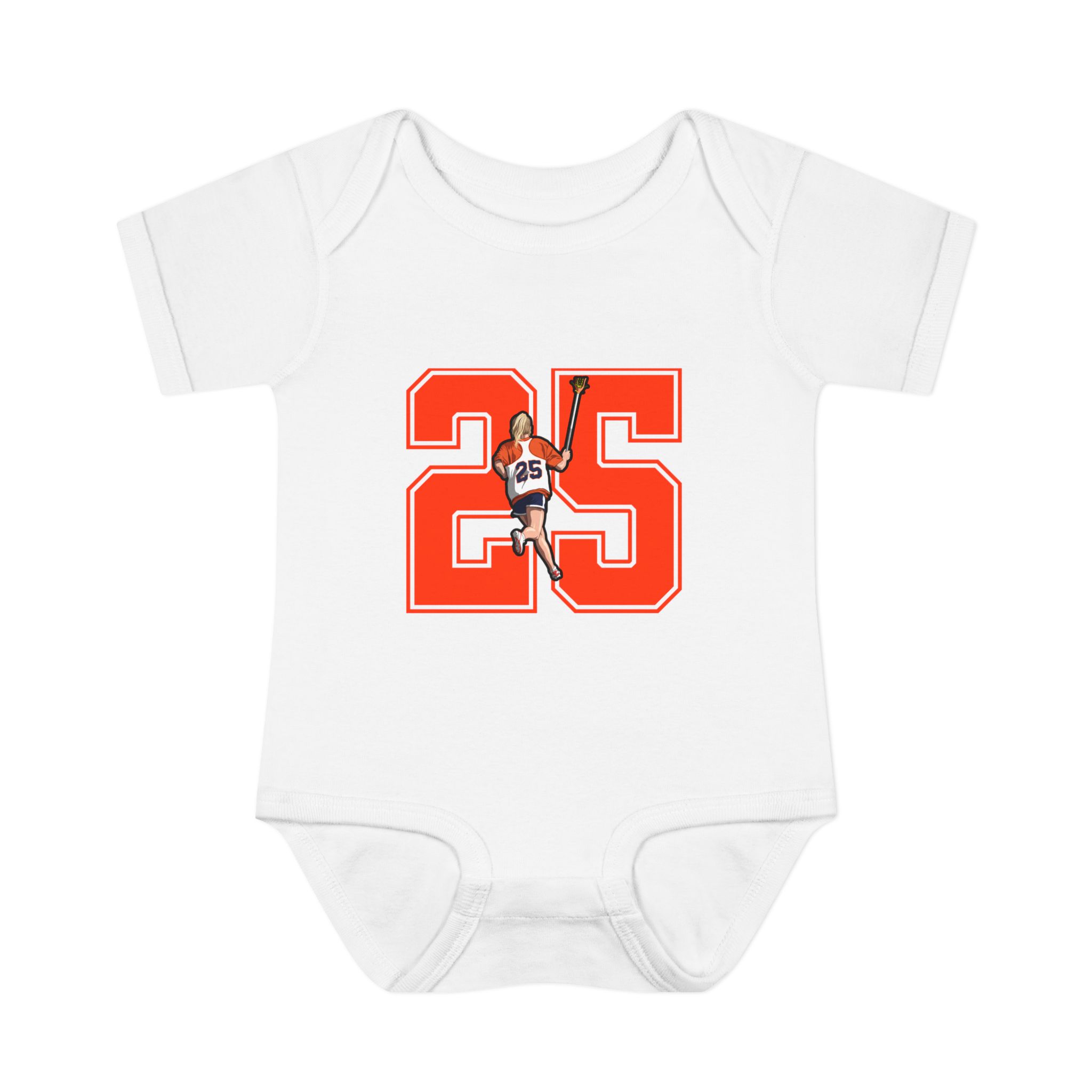 Baby Onesie — character_number in White
