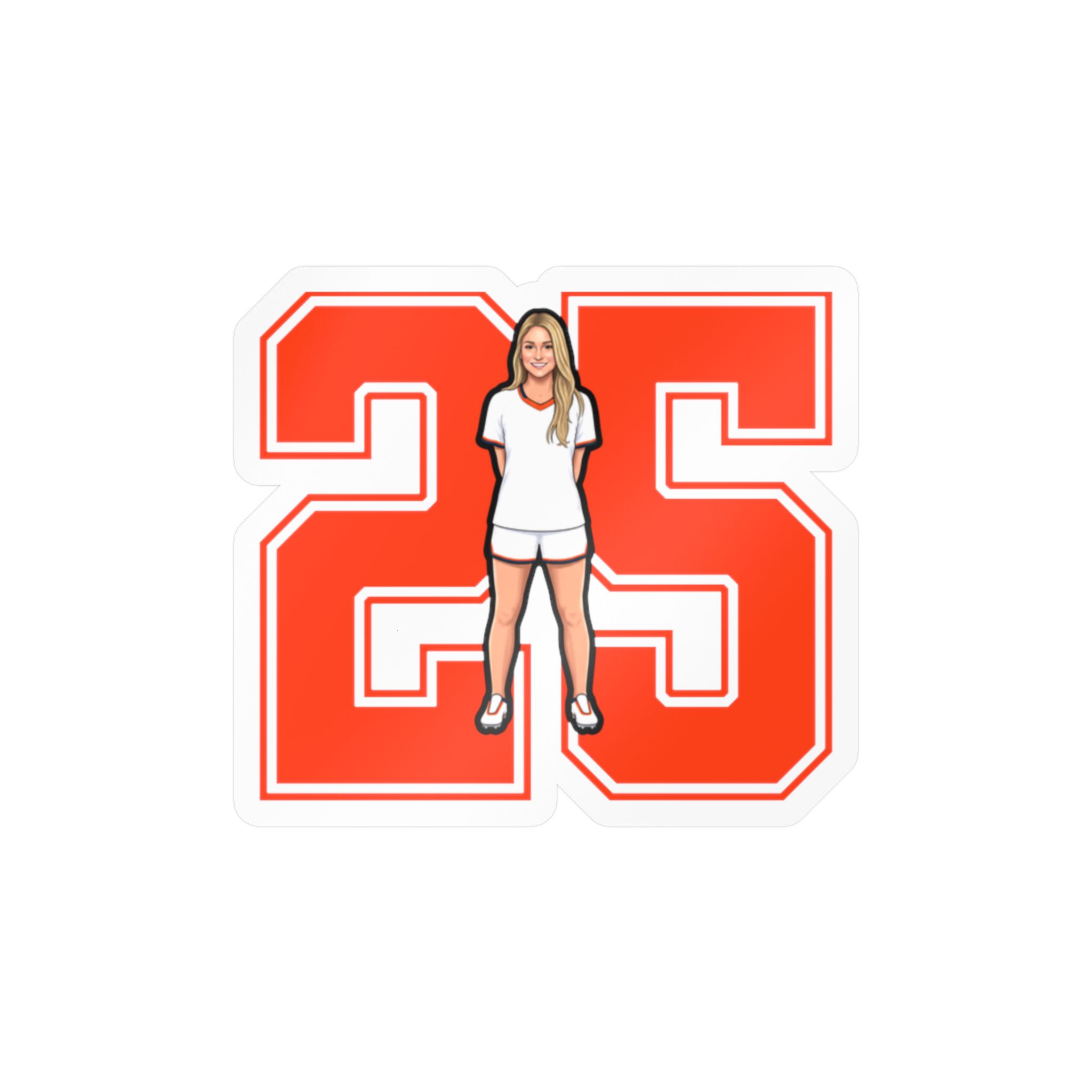 Vinyl Sticker — character_number in Classic