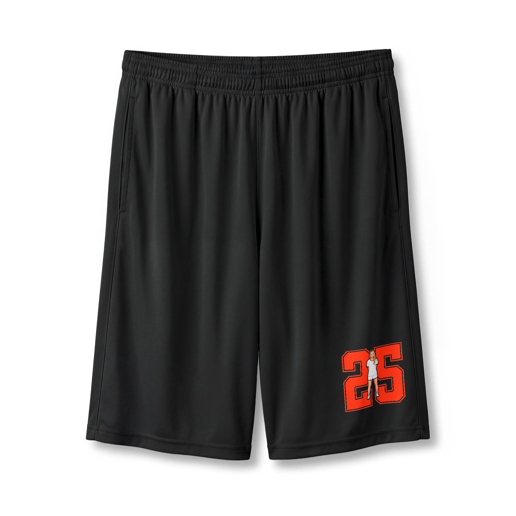 Shorts — character_number in Black