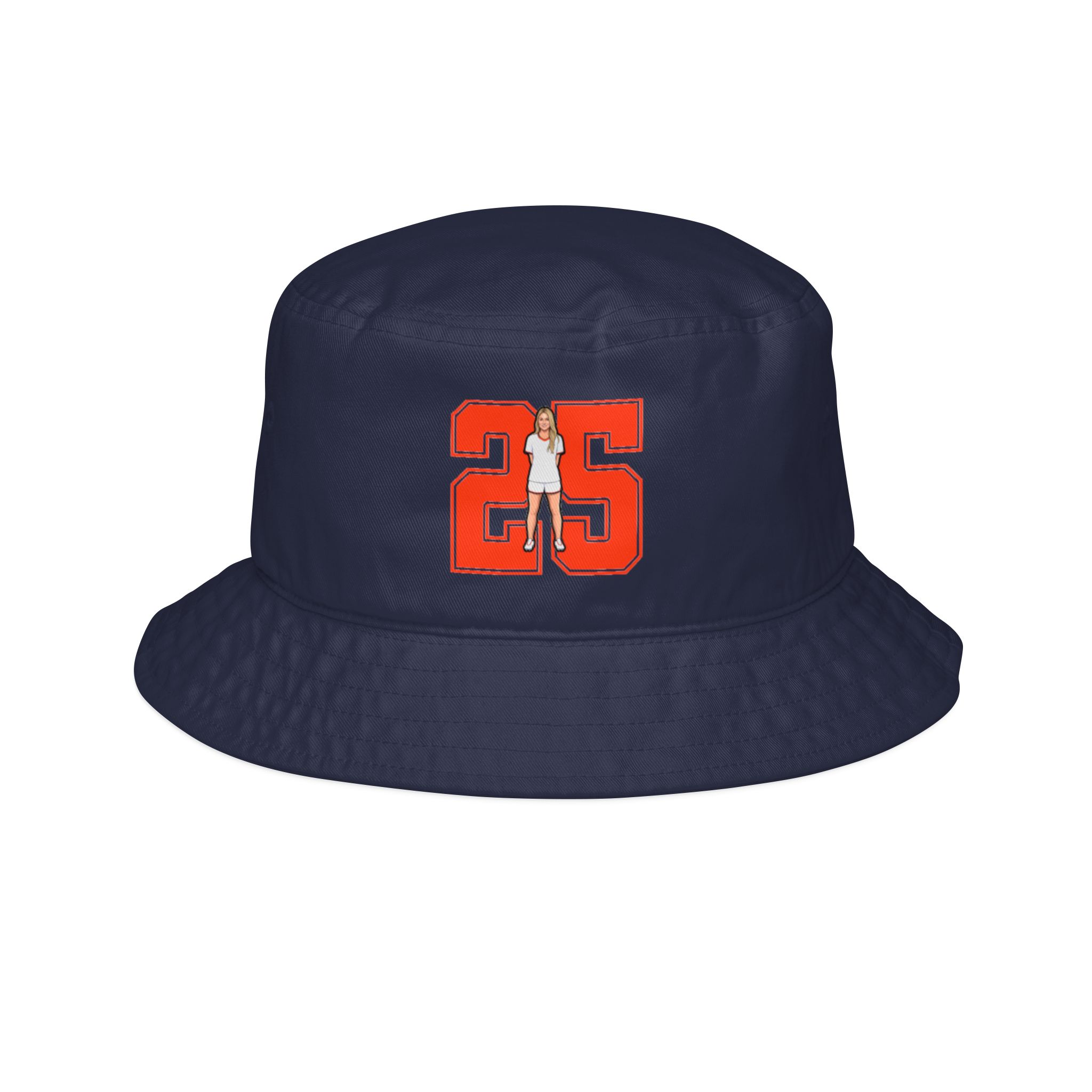 Bucket Hat — character_number in Navy