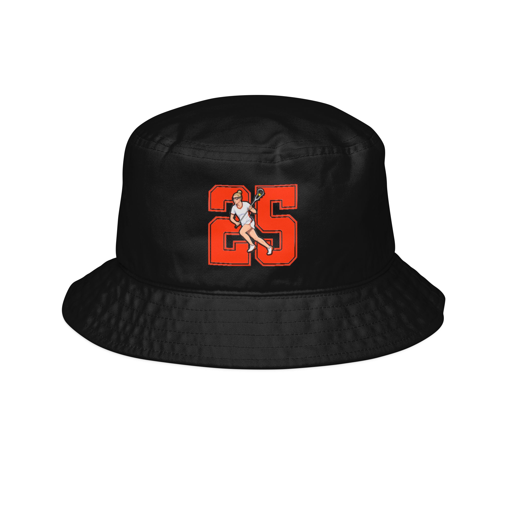 Bucket Hat — character_number in Black