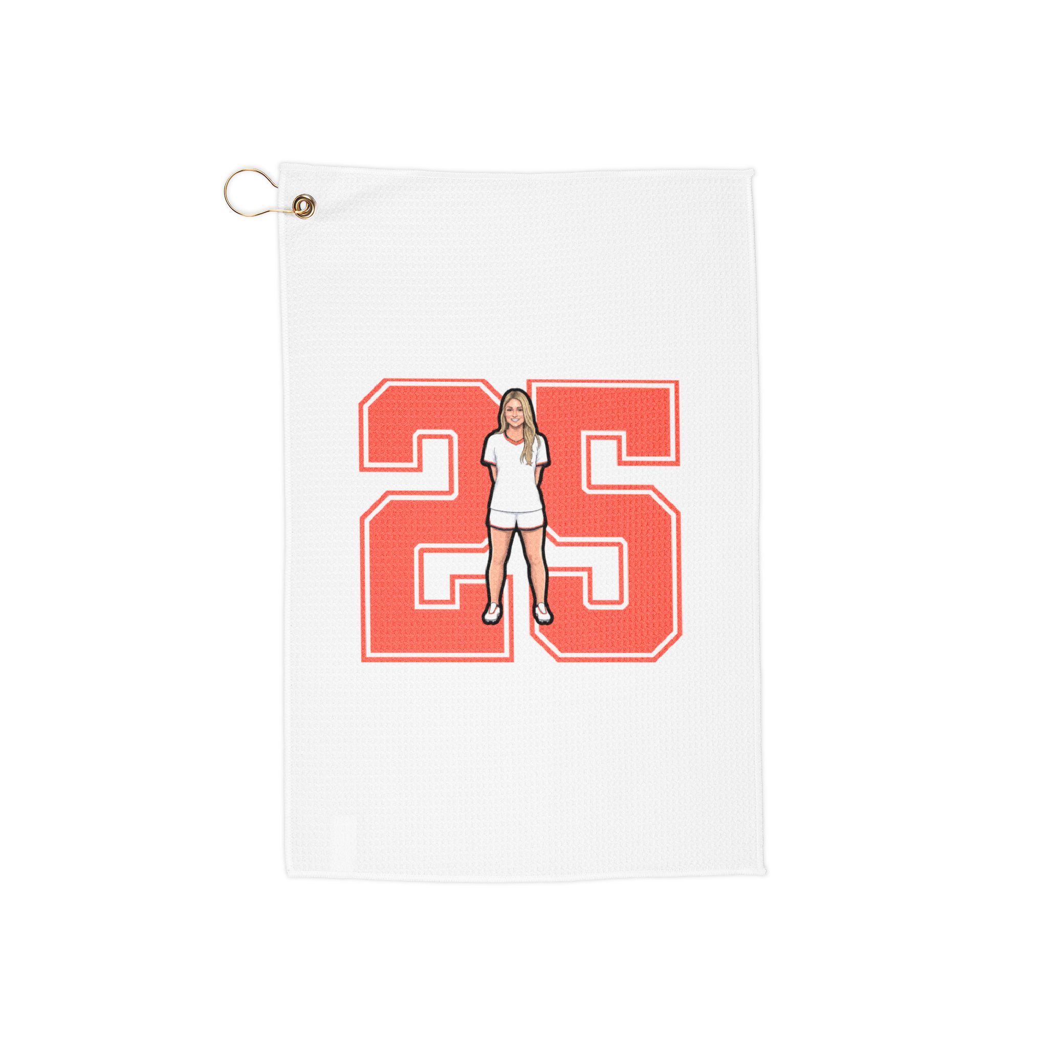 Golf Towel — character_number in Classic