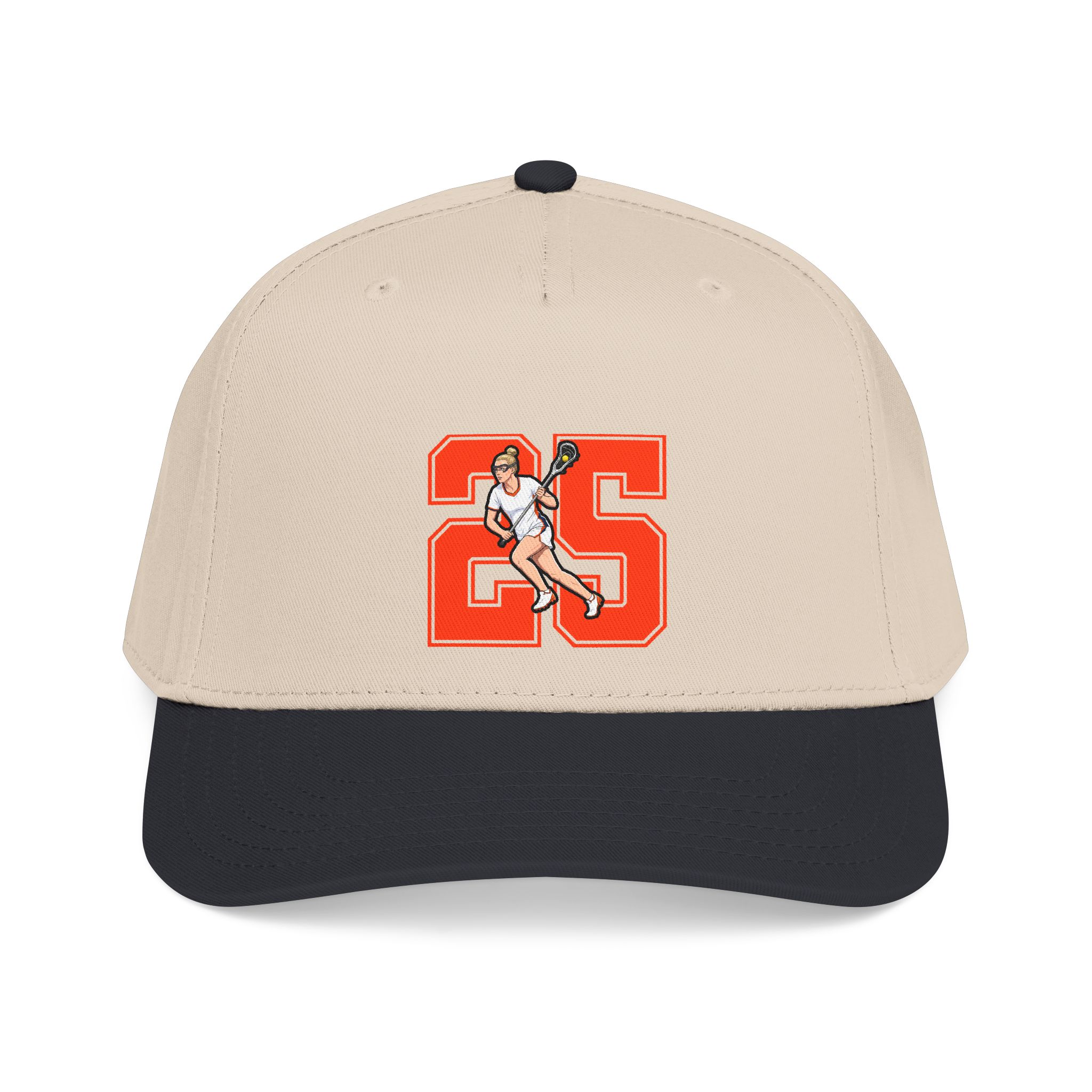 Baseball Cap — character_number in Black / Natural