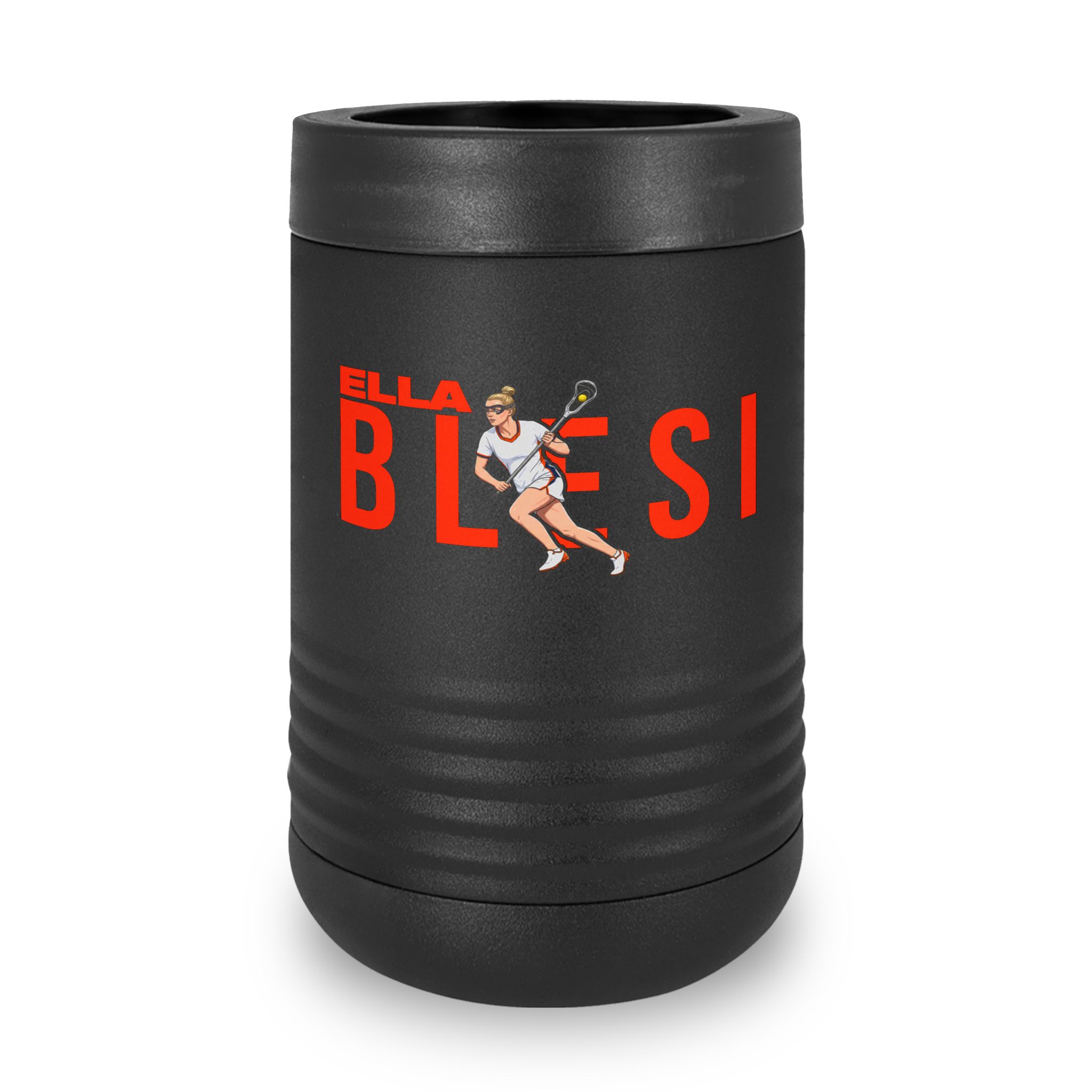 Stainless Can Cooler — character_player_name in Black