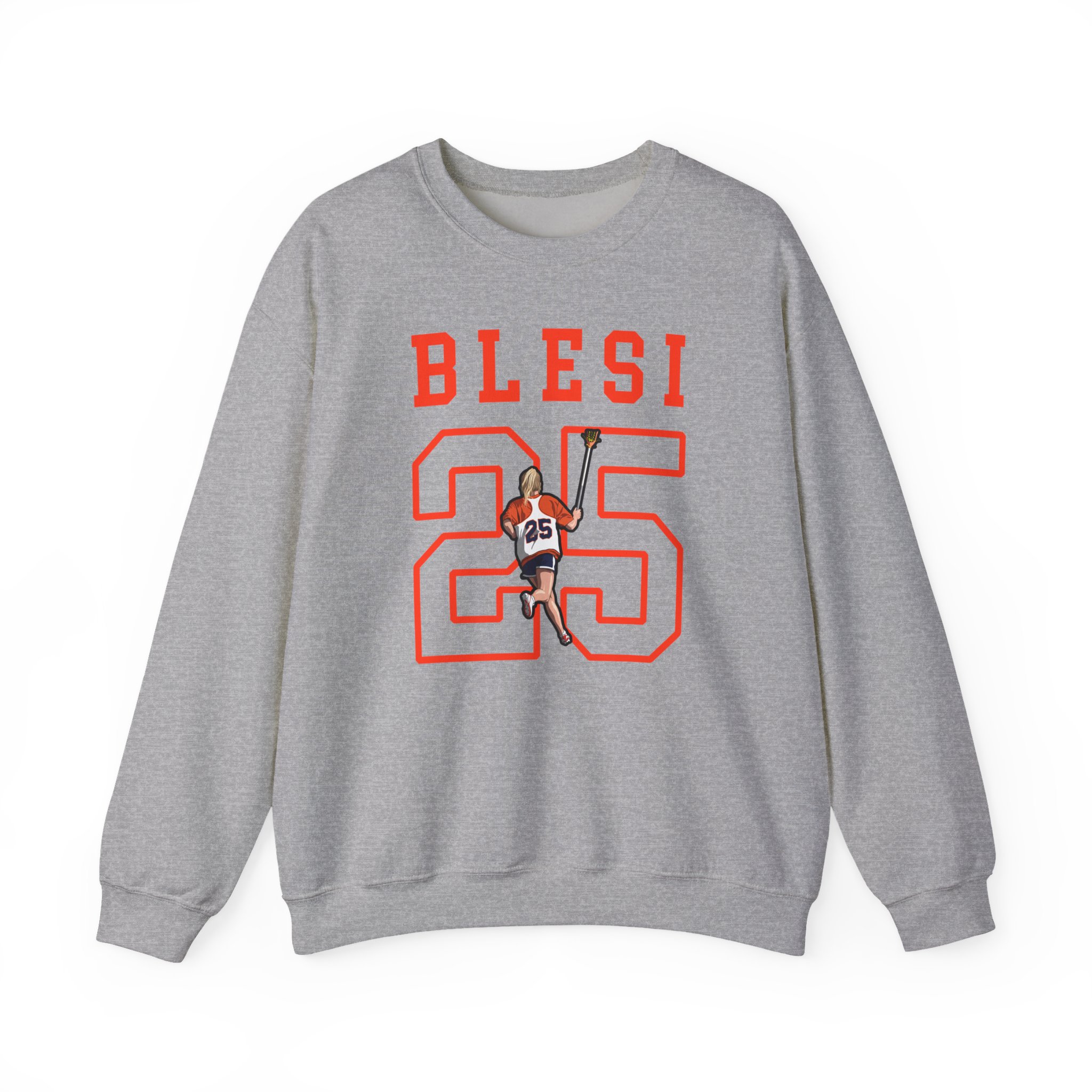 Crewneck Sweatshirt — character_shirsey in Grey