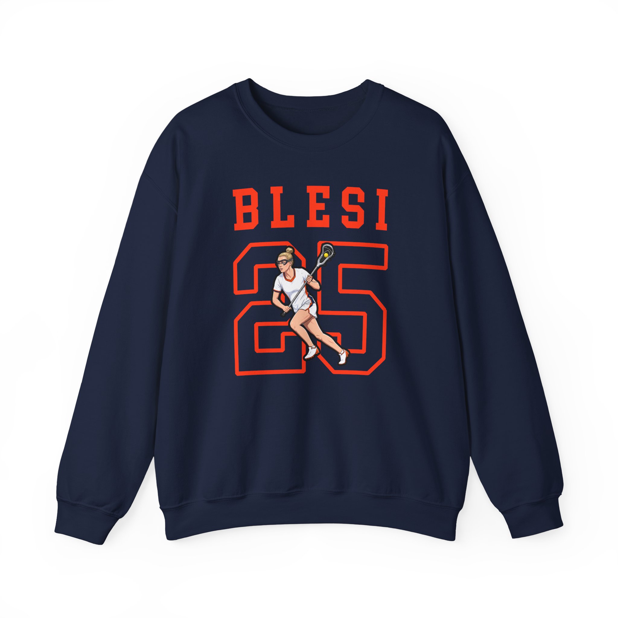 Crewneck Sweatshirt — character_shirsey in Navy