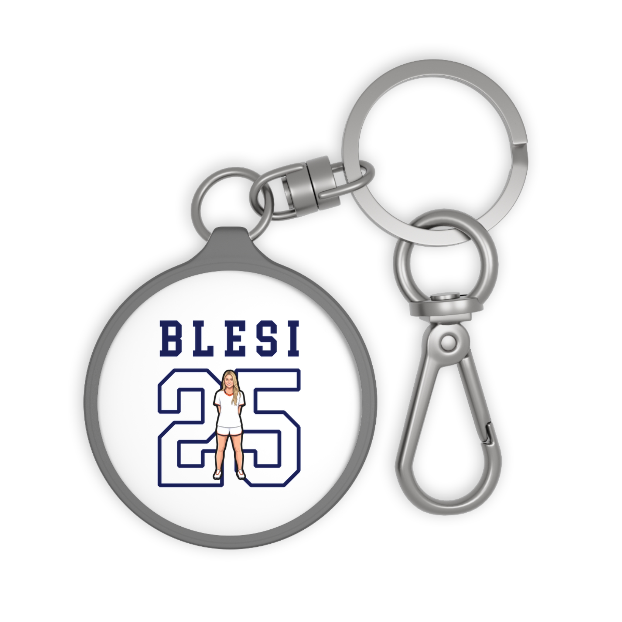 Keychain — character_shirsey in Grey