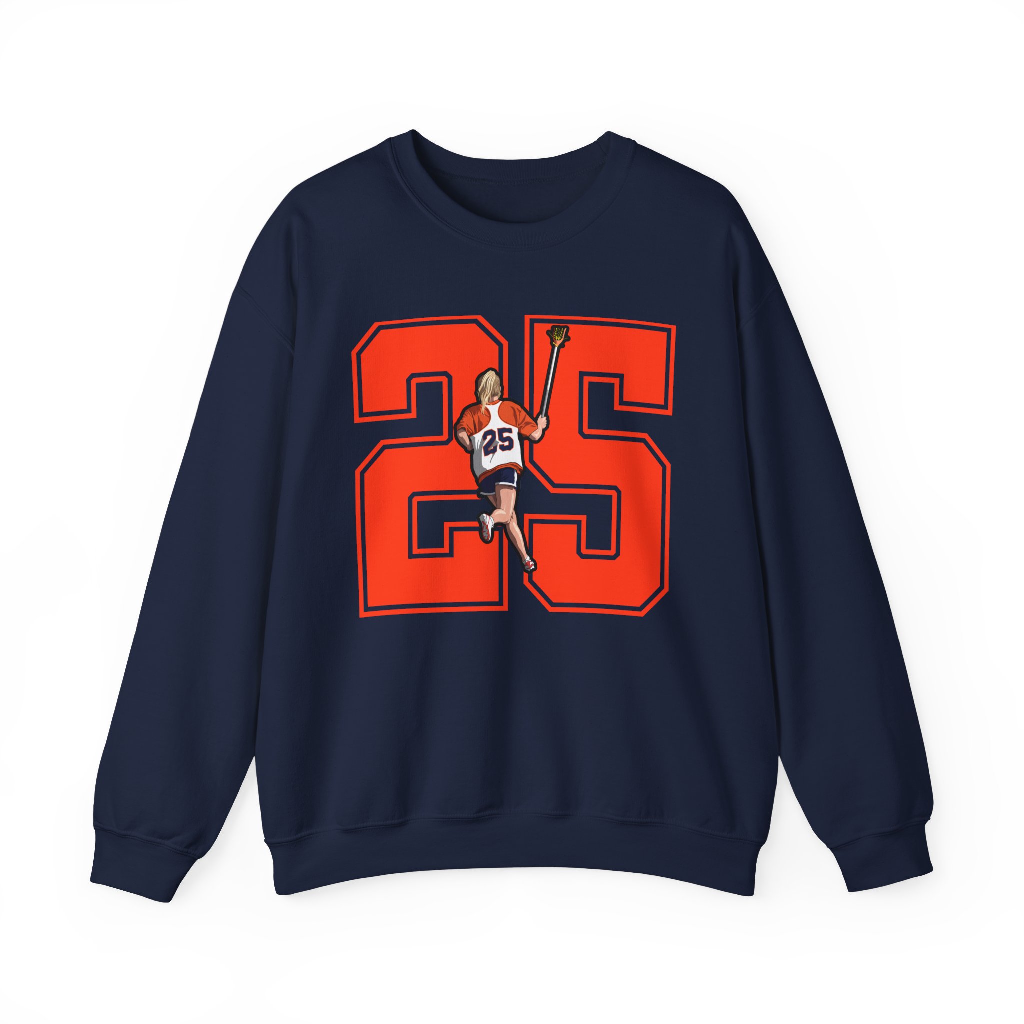 Crewneck Sweatshirt — character_number in Navy