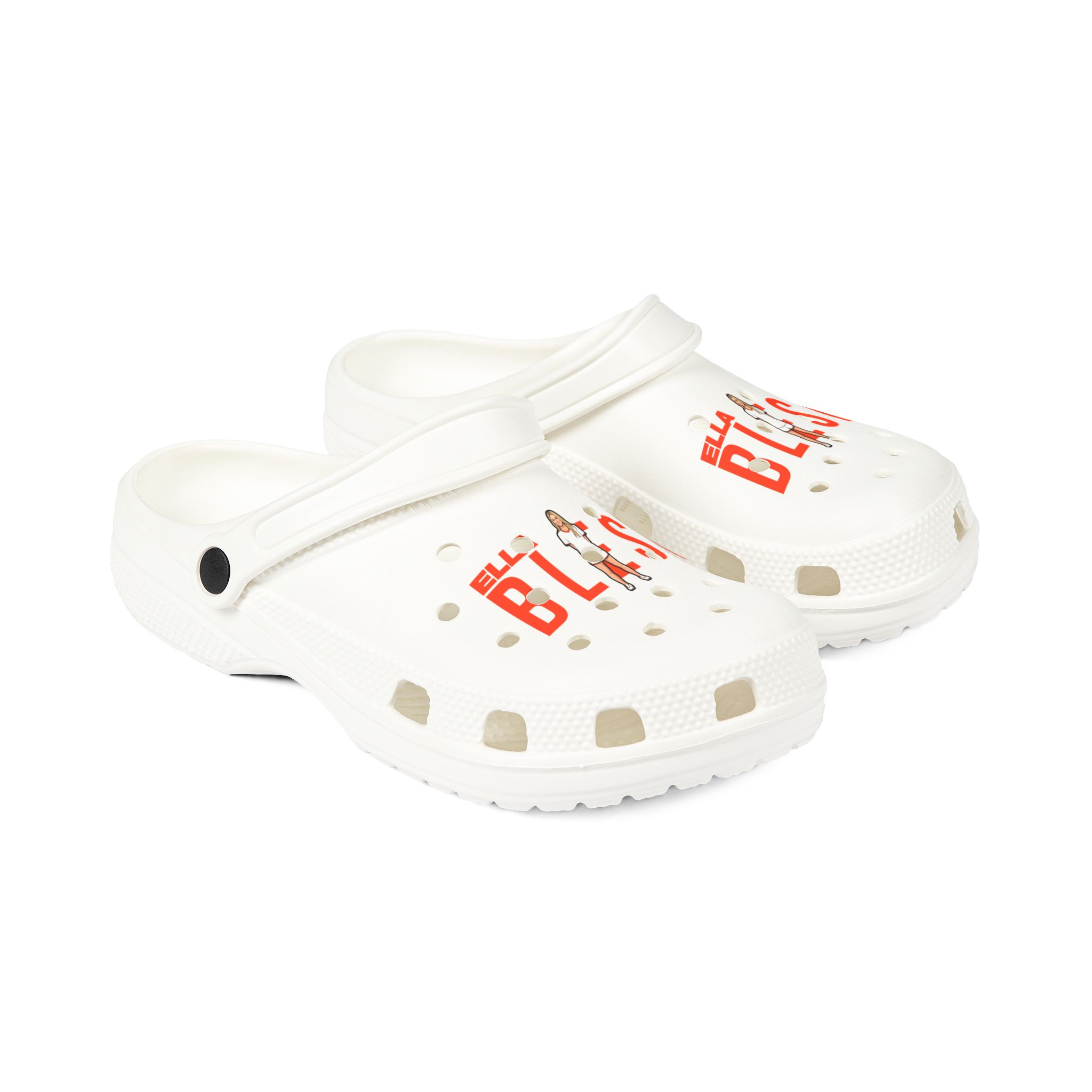 Rubber Clogs — character_player_name in White