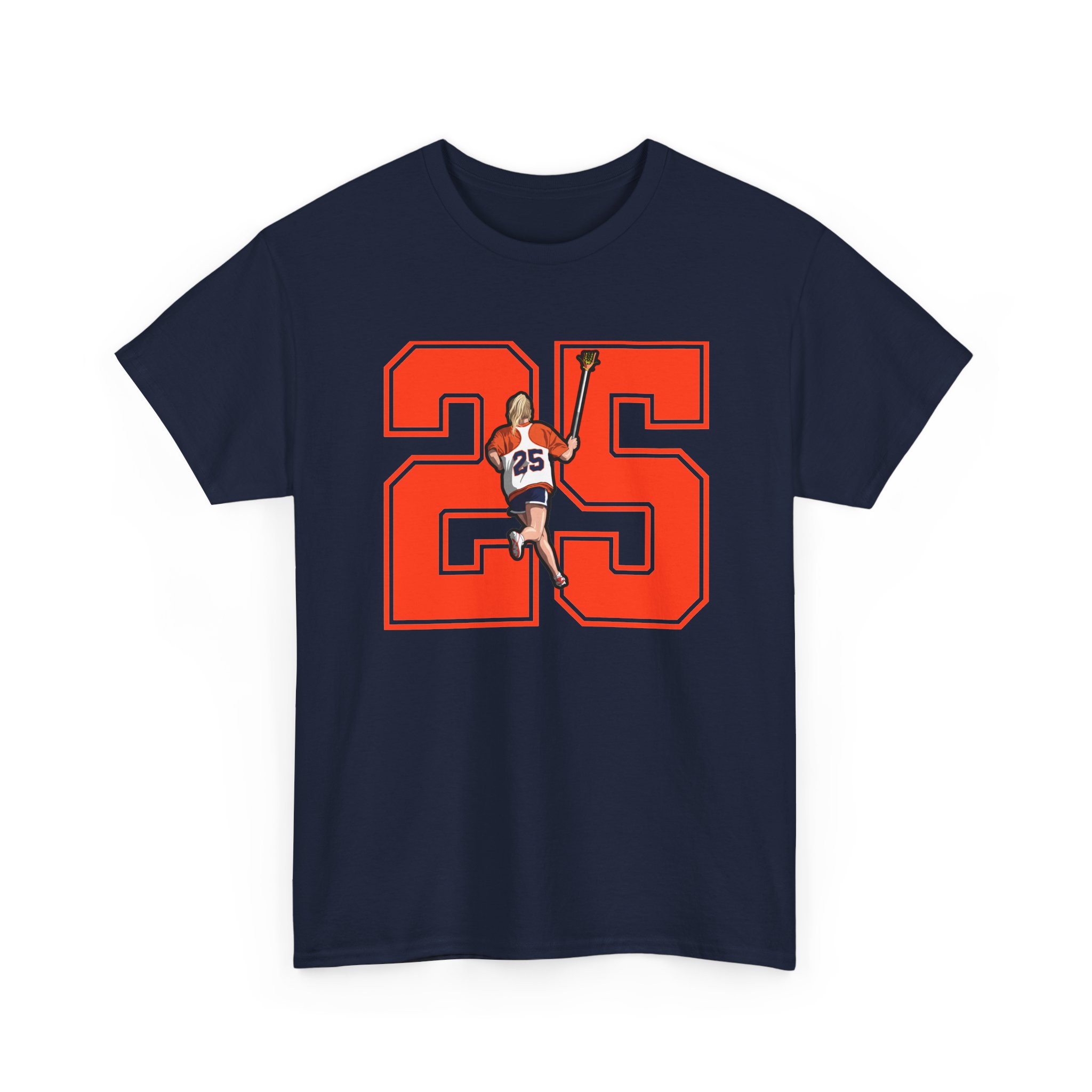 Tee — character_number in Navy