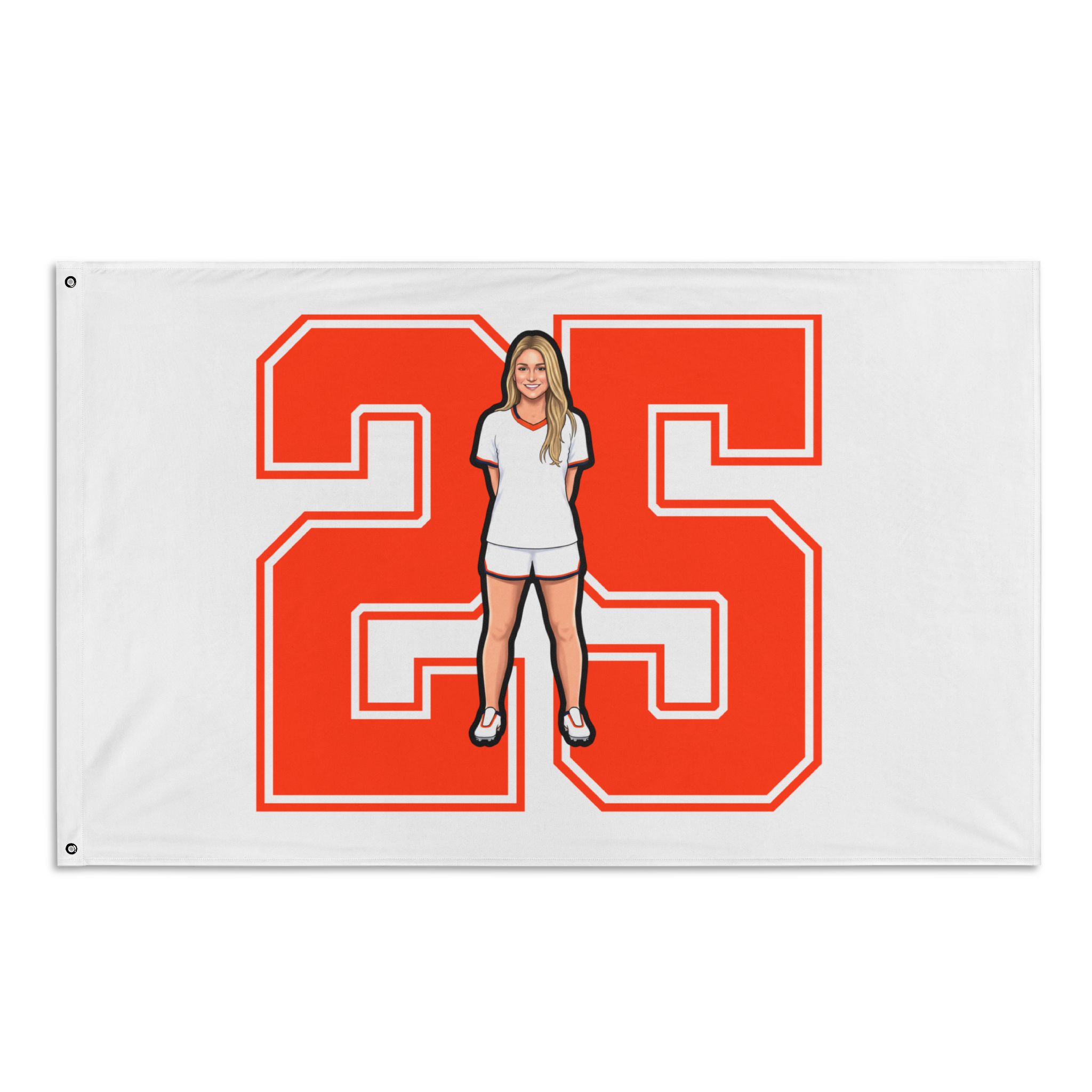Flag (35 × 56 in) — character_number in Classic