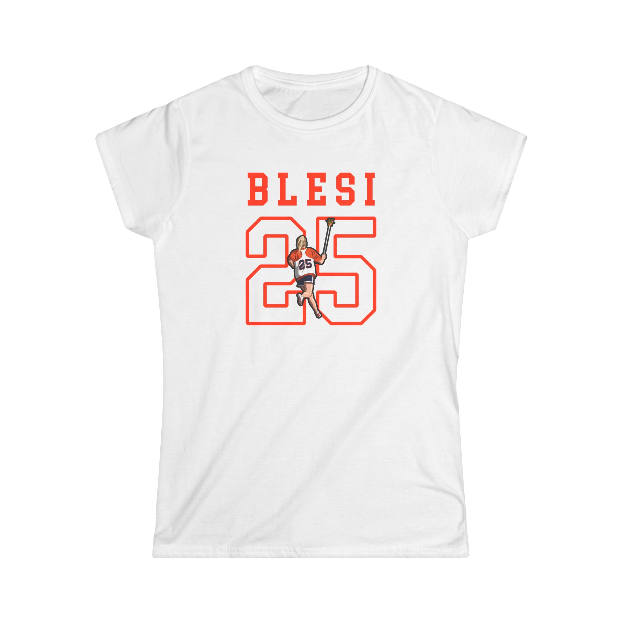 Women's Softstyle Tee — character_shirsey in White
