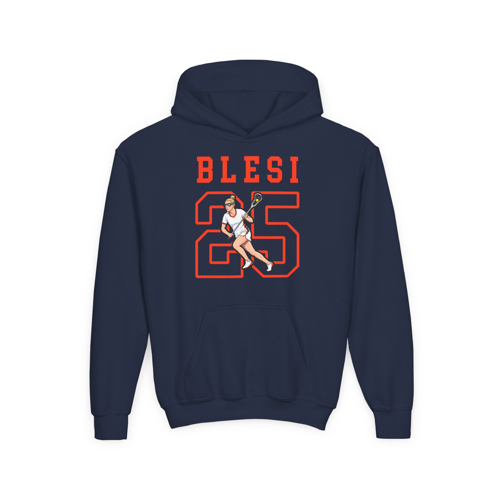 Youth Hoodie — character_shirsey in Navy