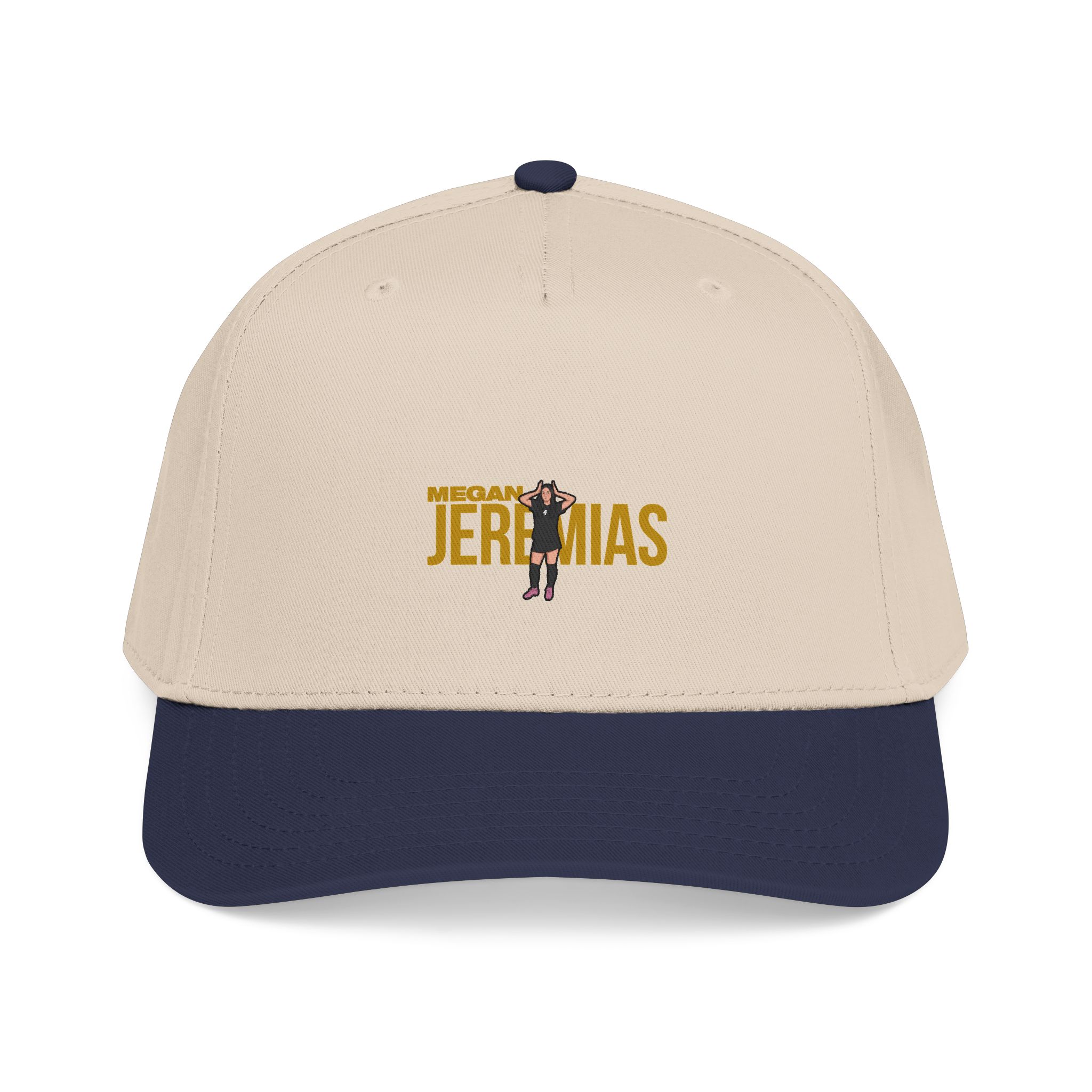 Baseball Cap — character_player_name in Navy / Natural