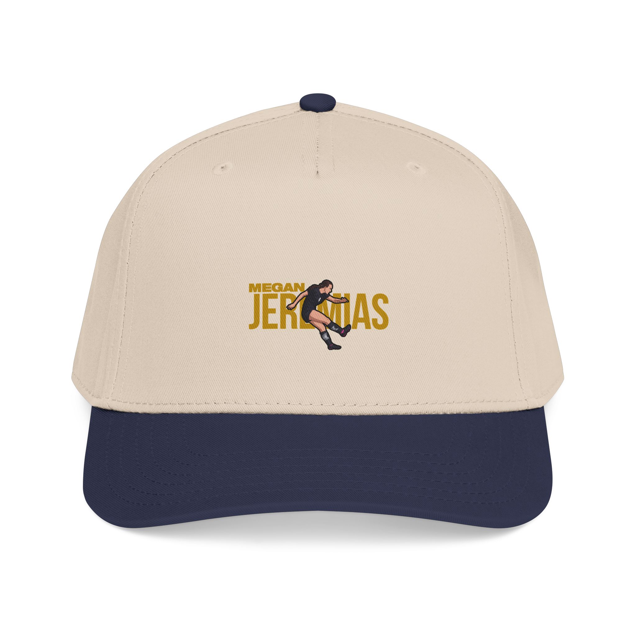 Baseball Cap — character_player_name in Navy / Natural