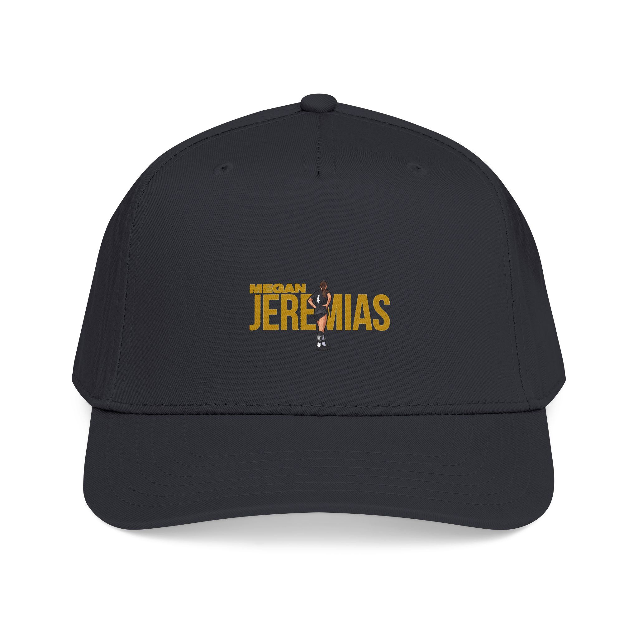 Baseball Cap — character_player_name in Black