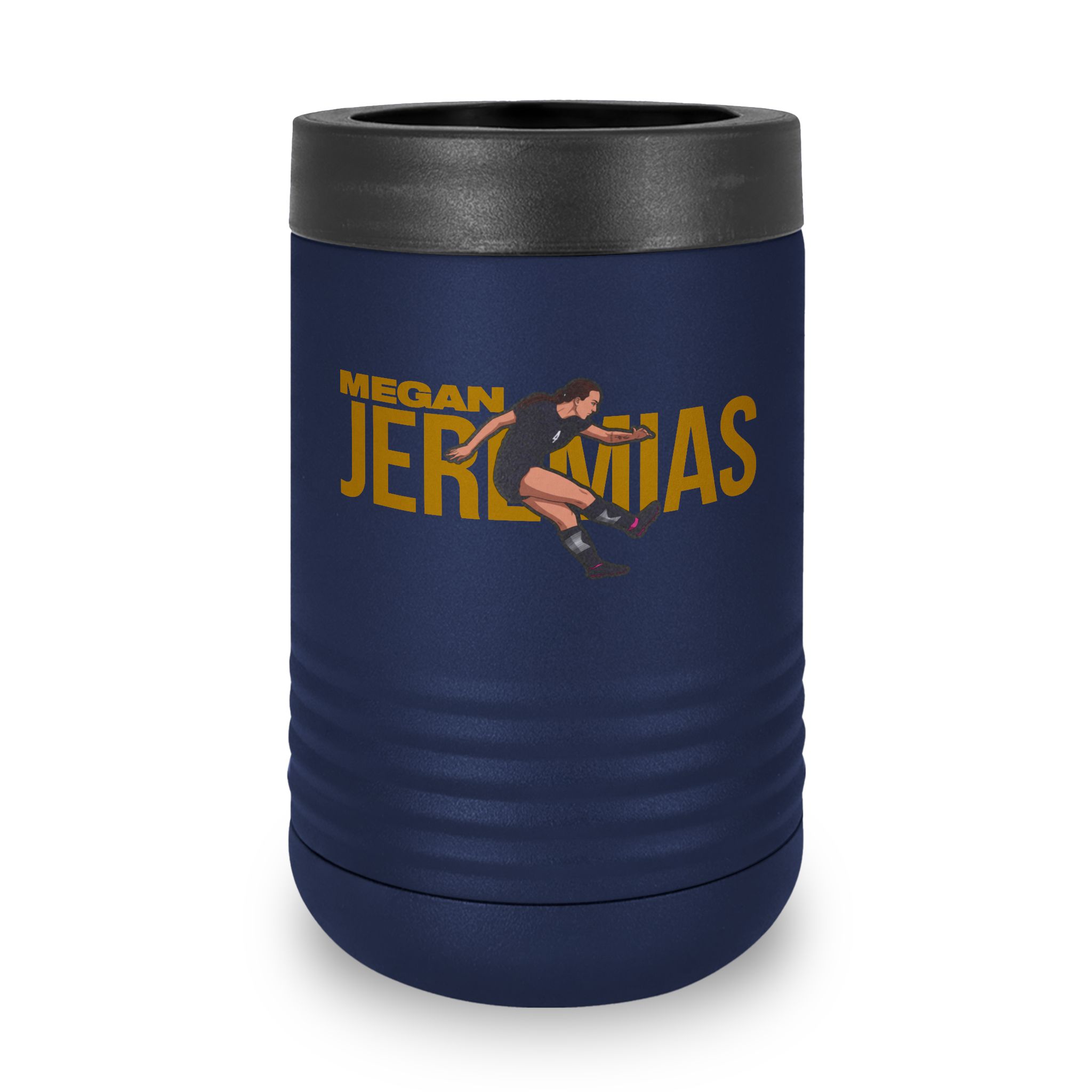 Stainless Can Cooler — character_player_name in Navy