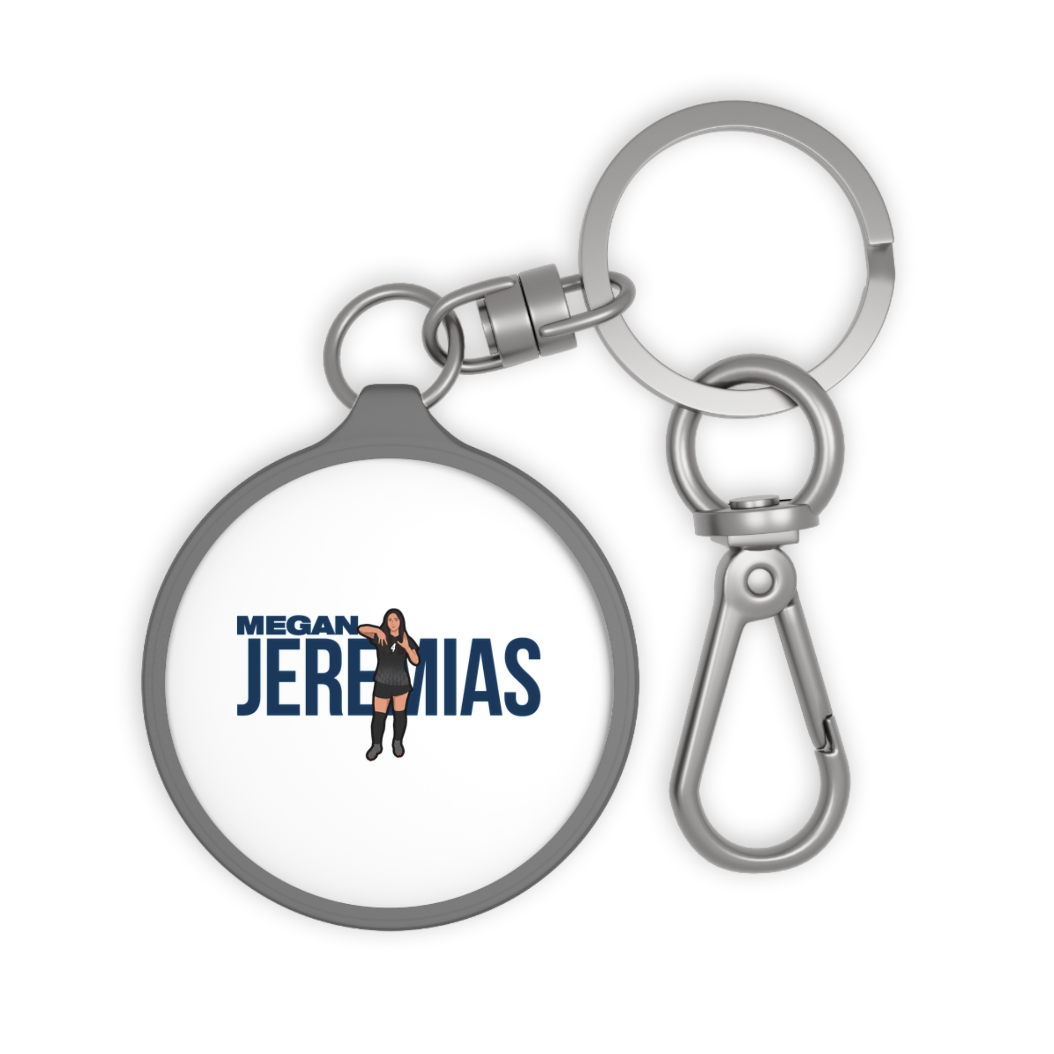 Keychain — character_player_name in Grey