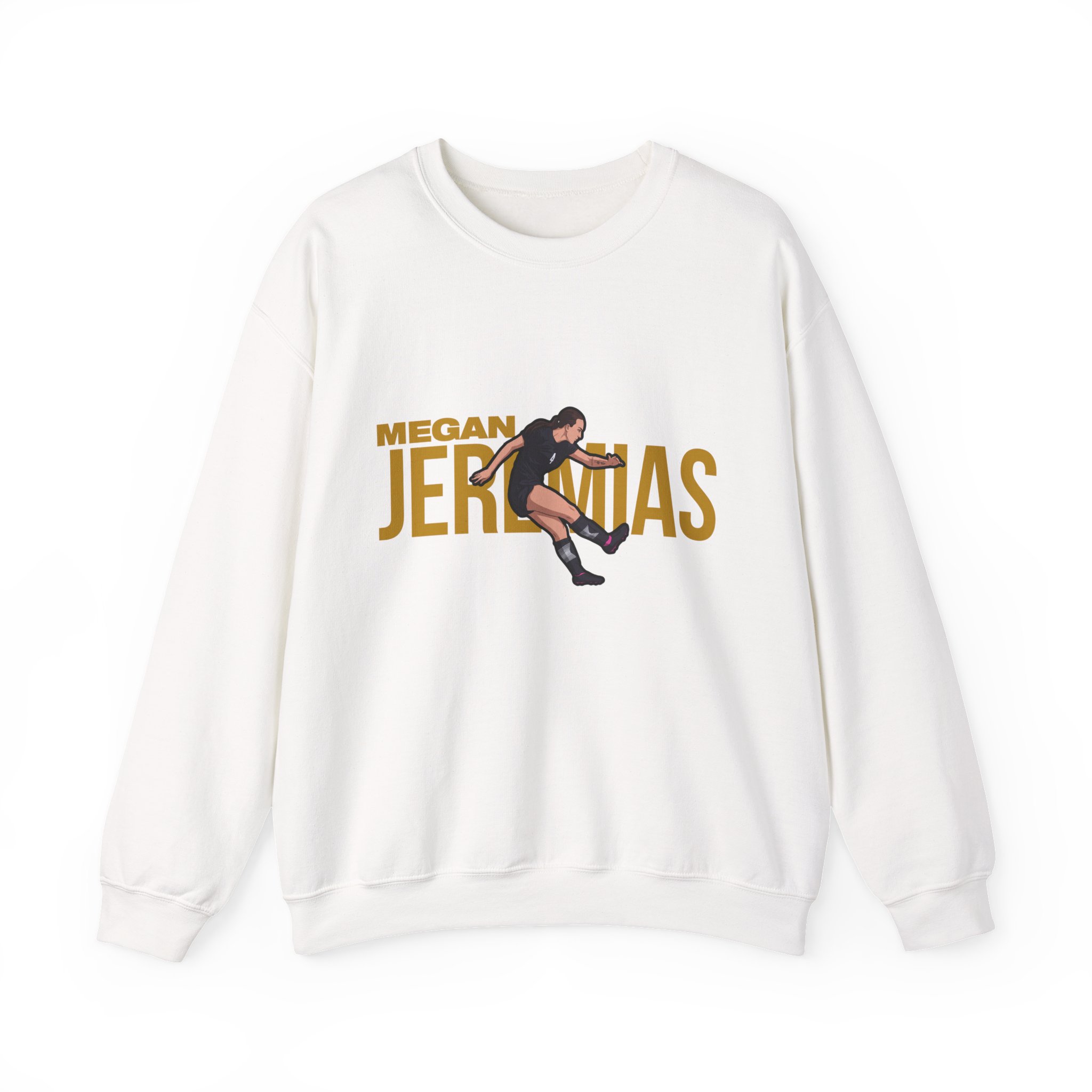 Crewneck Sweatshirt — character_player_name in White