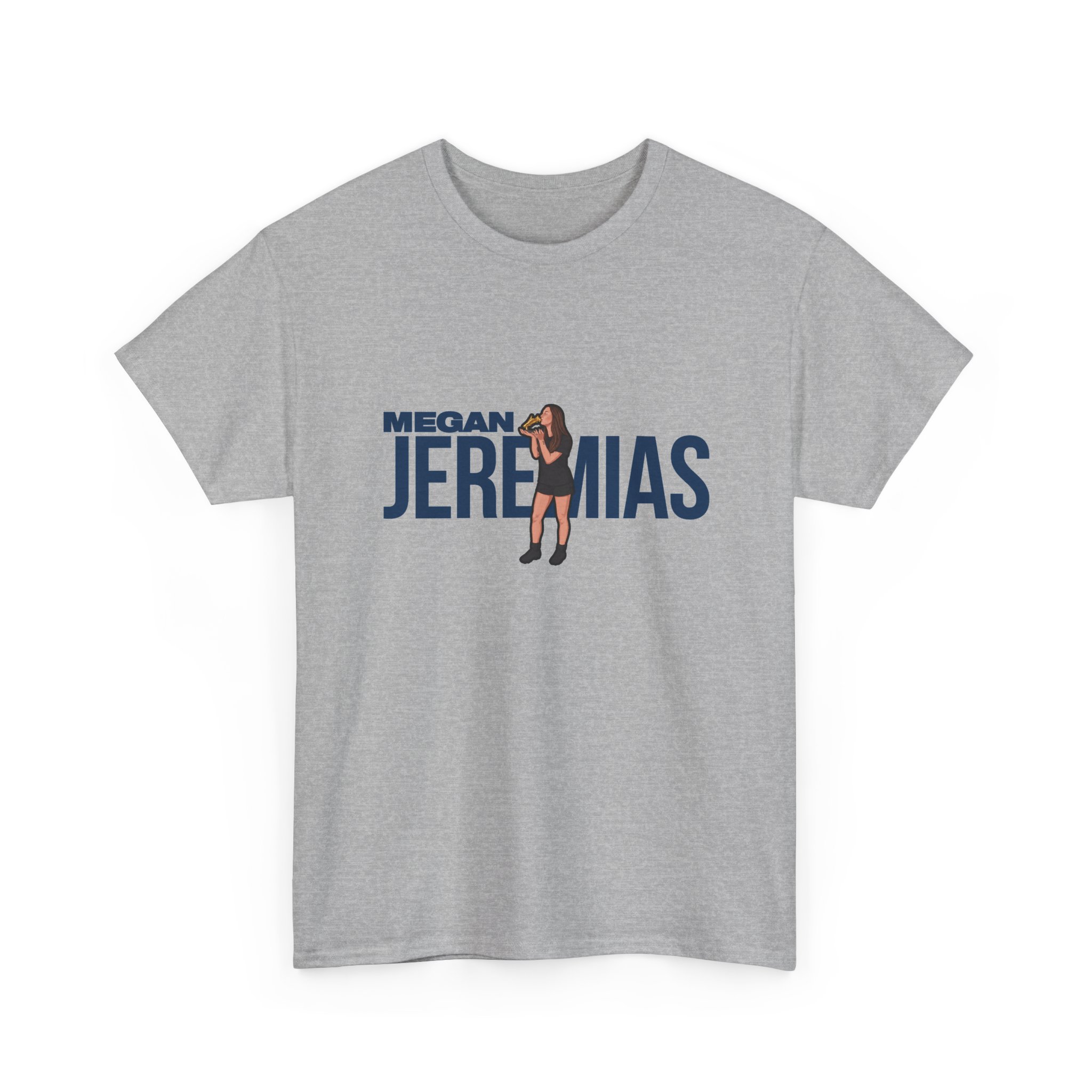 Tee — character_player_name in Grey