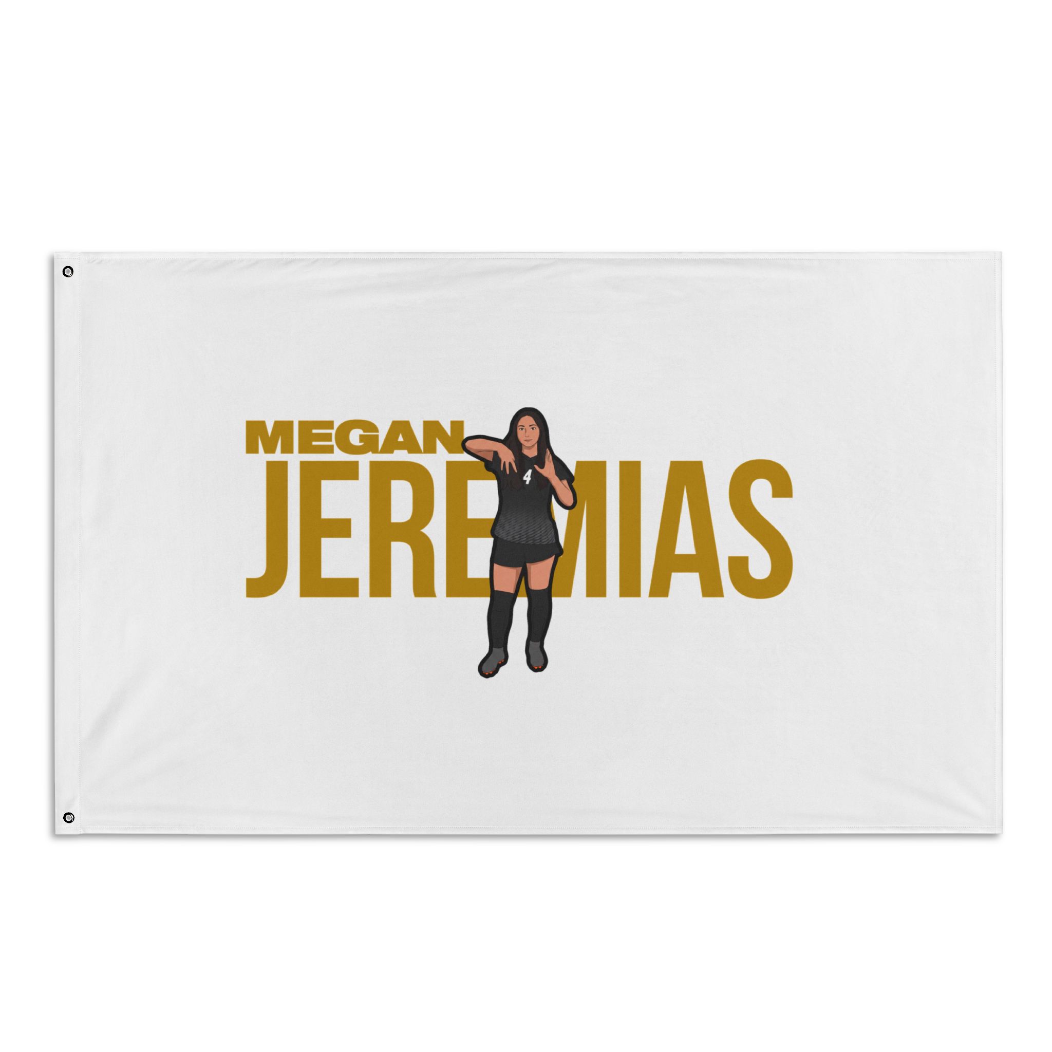 Flag (35 × 56 in) — character_player_name in Classic