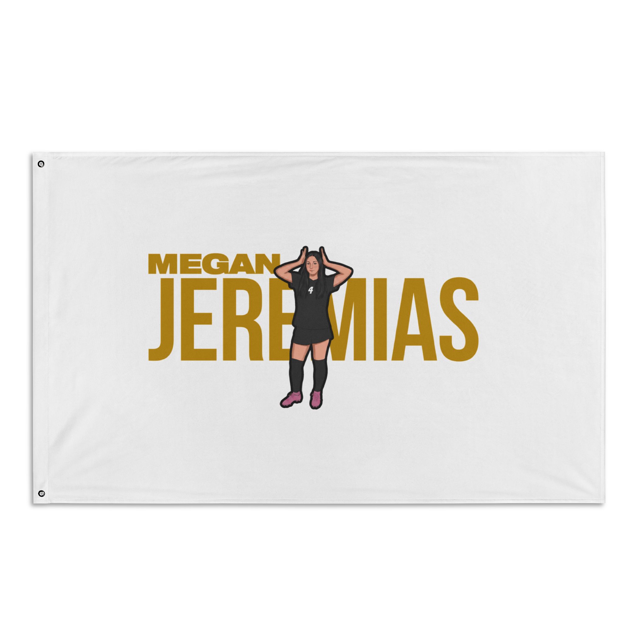 Flag (35 × 56 in) — character_player_name in Classic