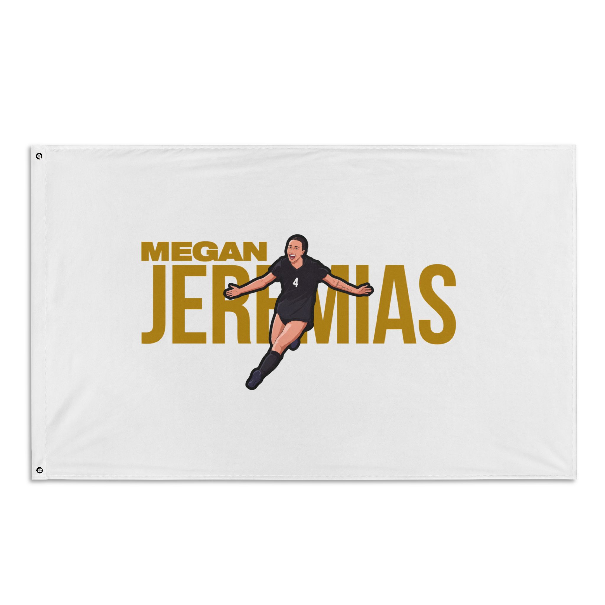 Flag (35 × 56 in) — character_player_name in Classic