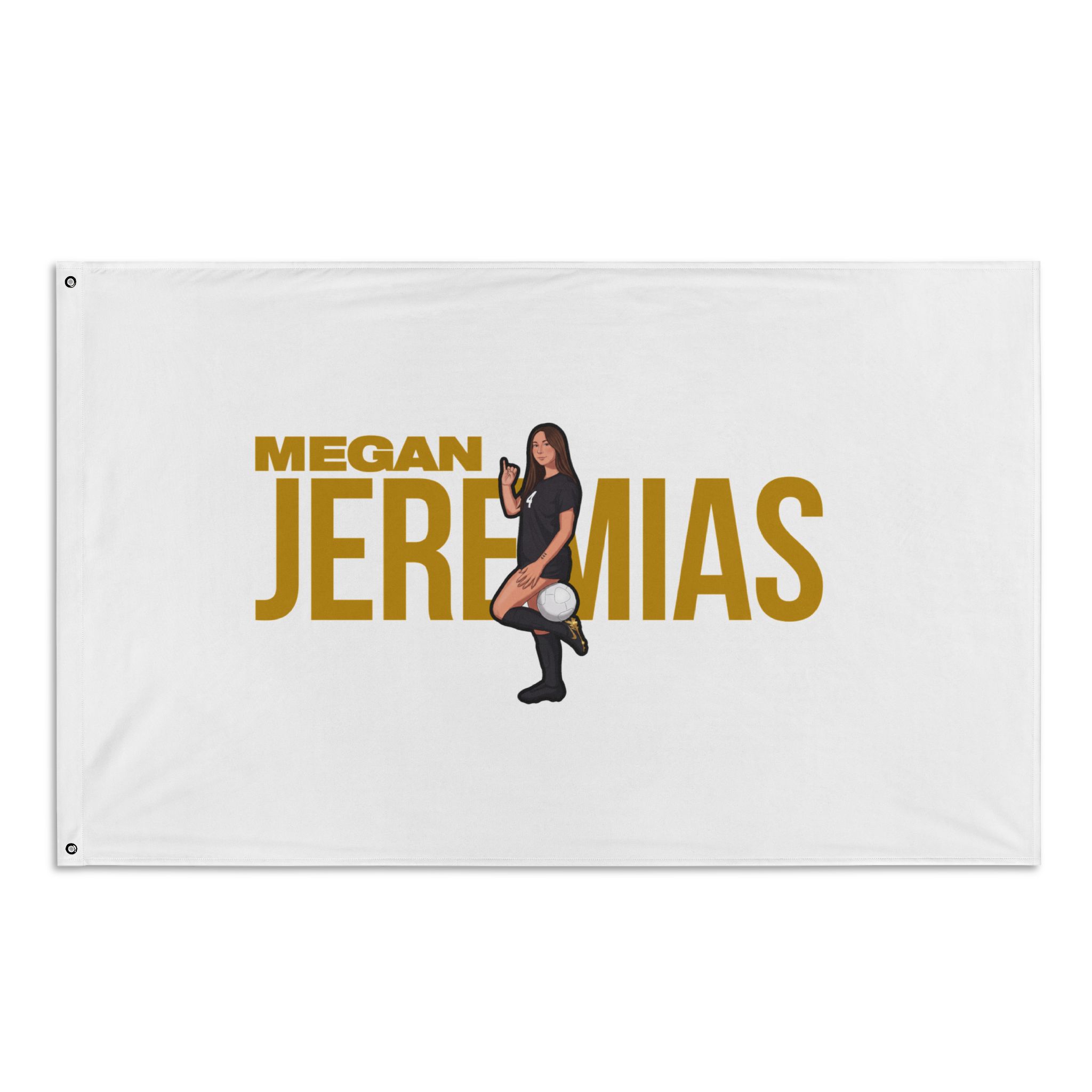Flag (35 × 56 in) — character_player_name in Classic