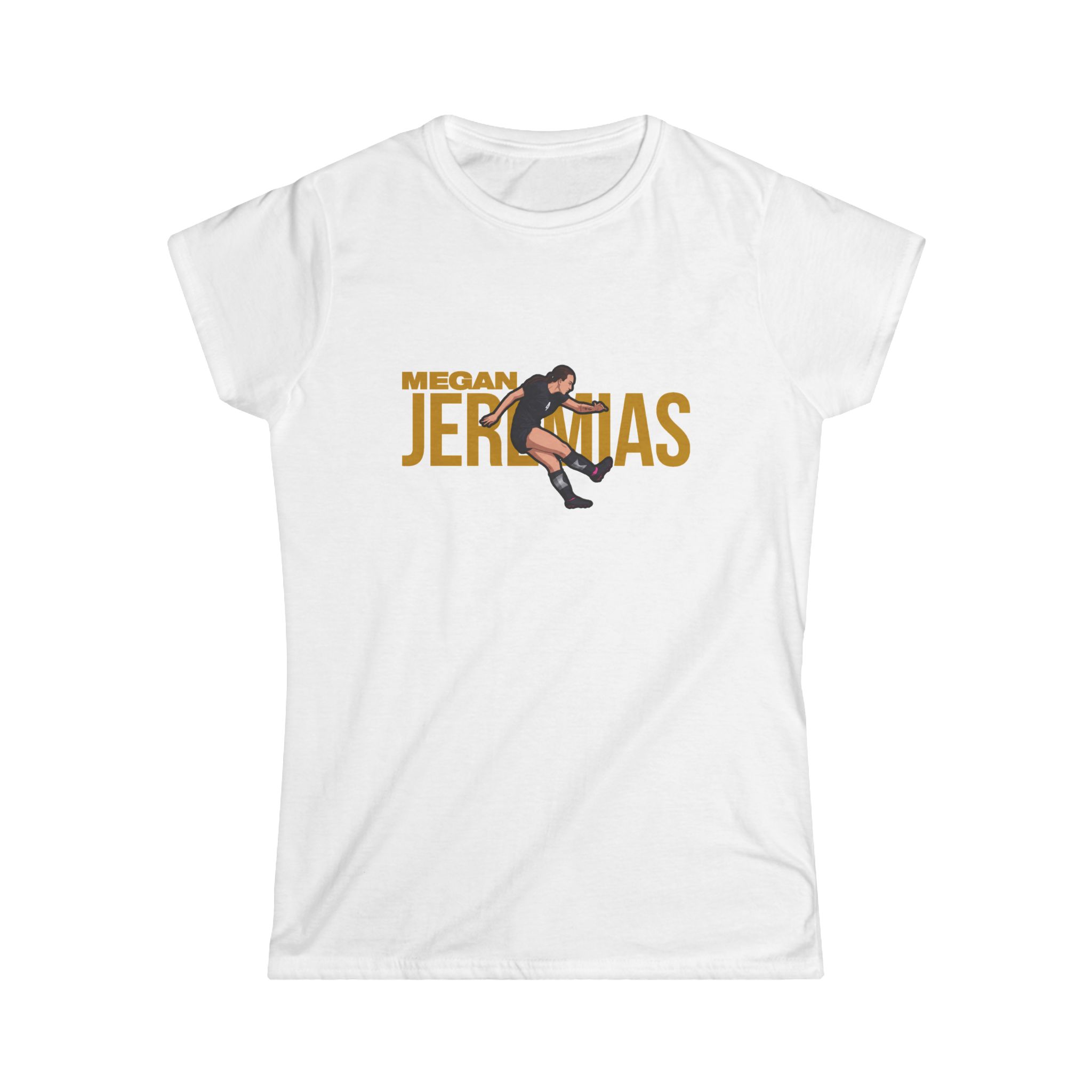 Women's Softstyle Tee — character_player_name in White