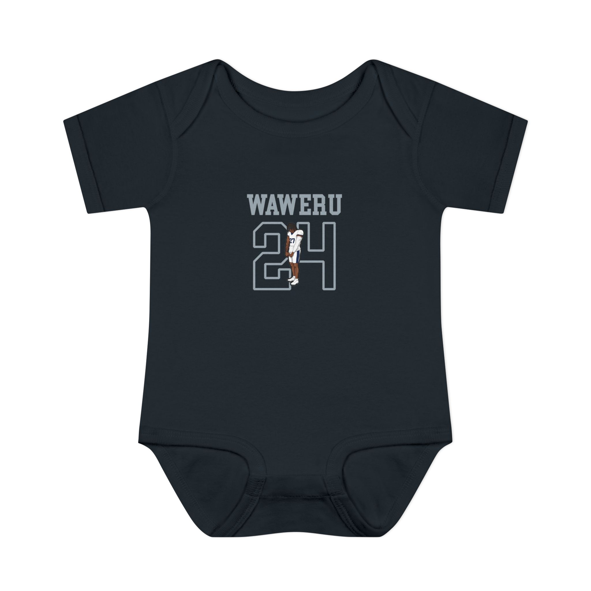 Baby Onesie — character_shirsey in Black