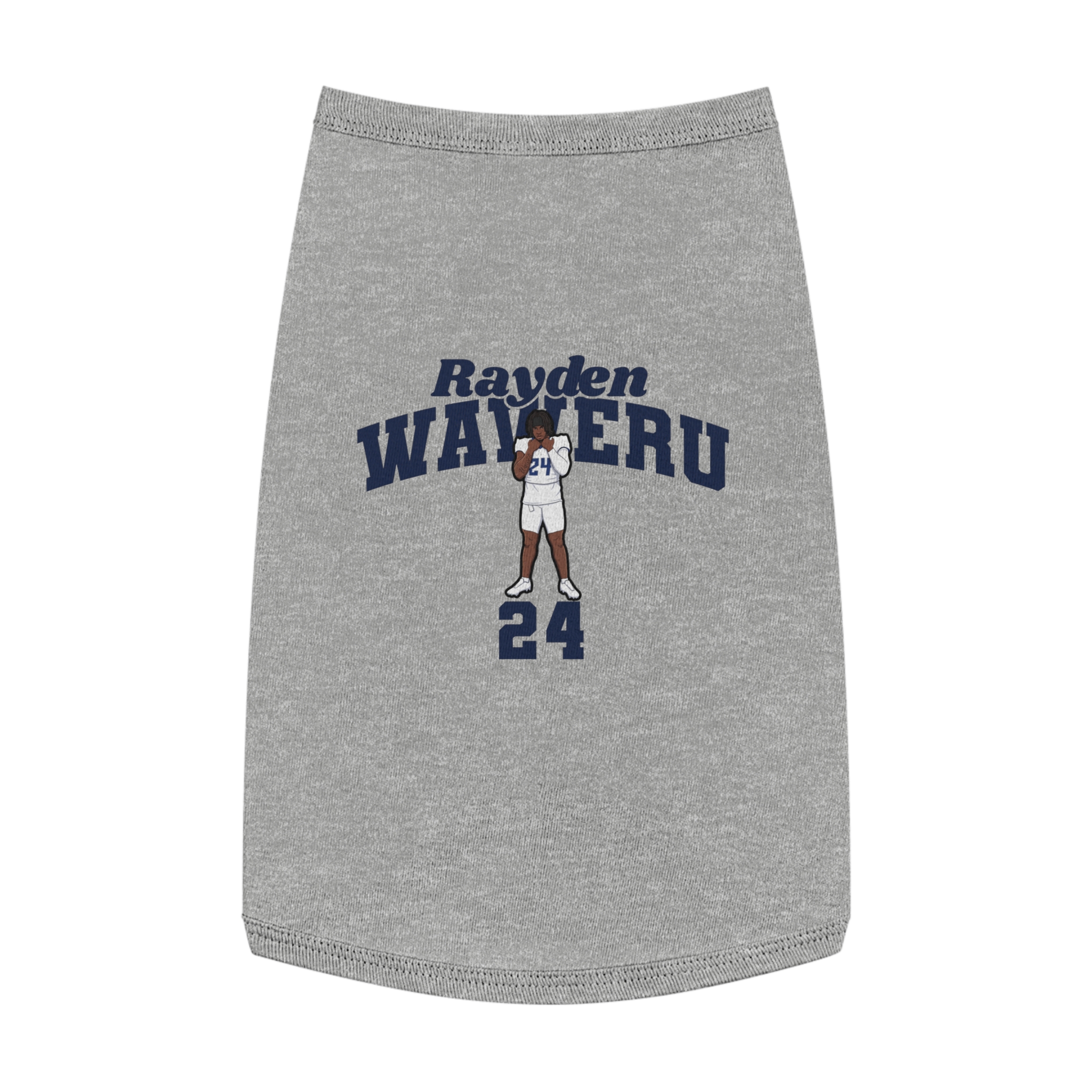 Pet Tank Top — character_signature_arch in White