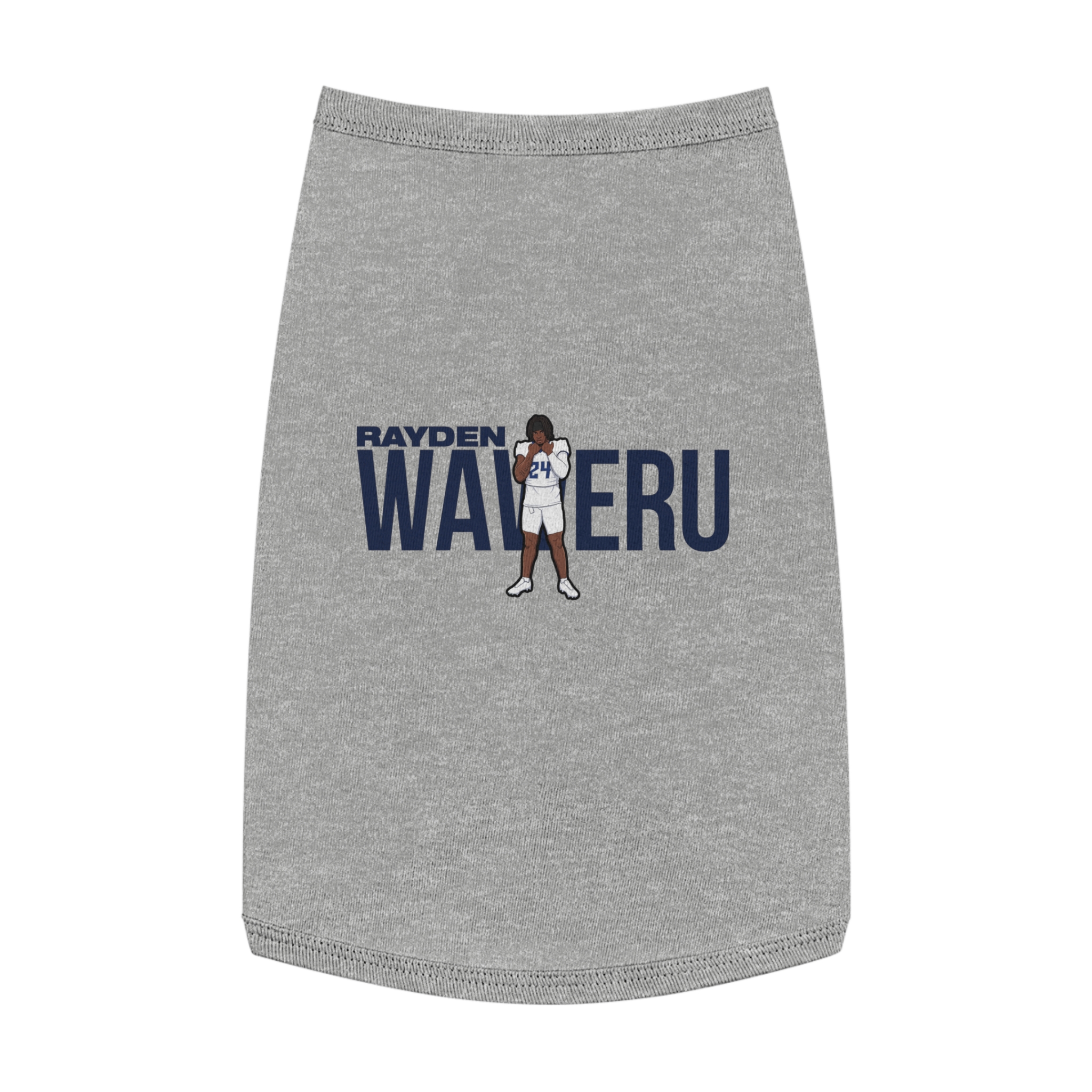 Pet Tank Top — character_player_name in White