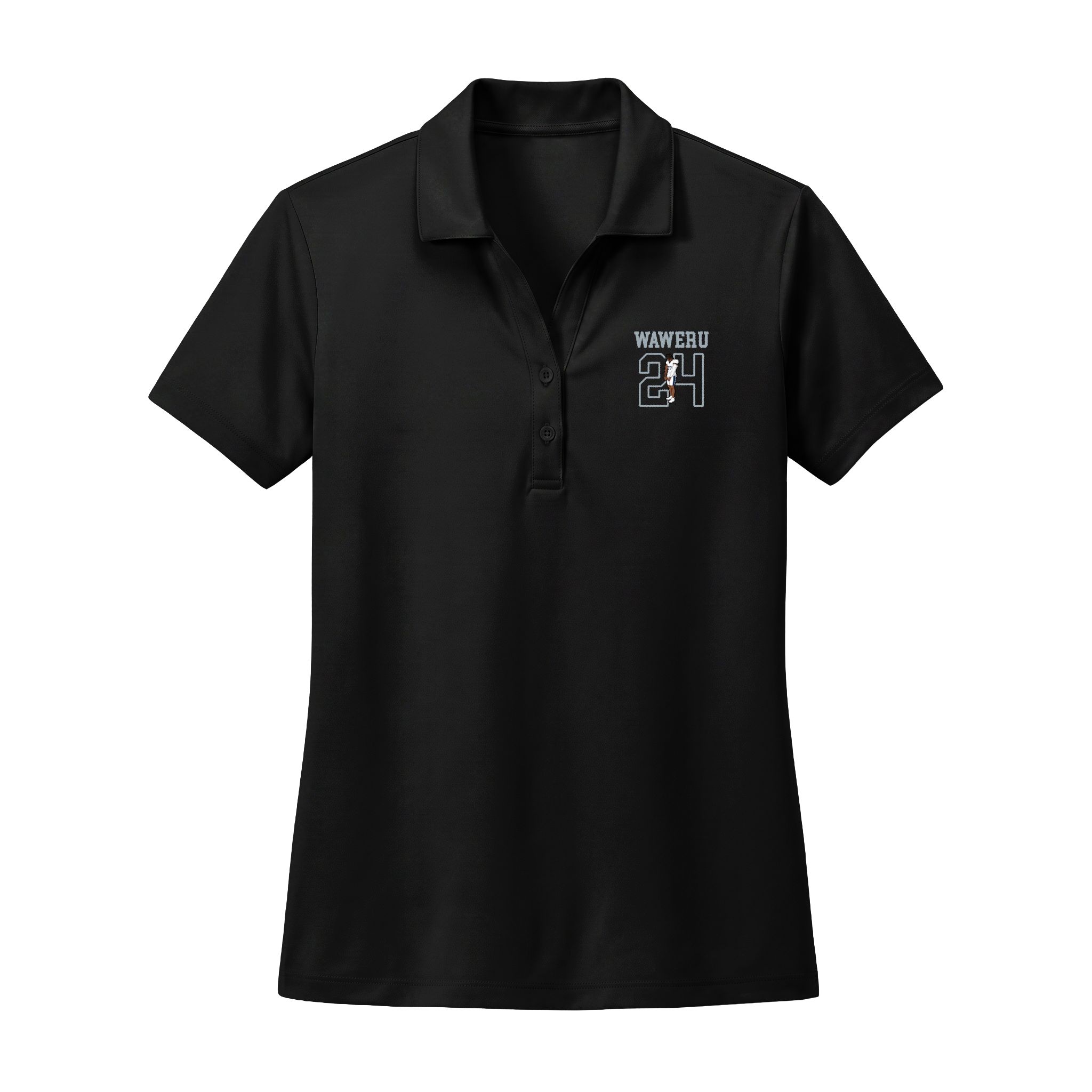 Women's Polo — character_shirsey in Black