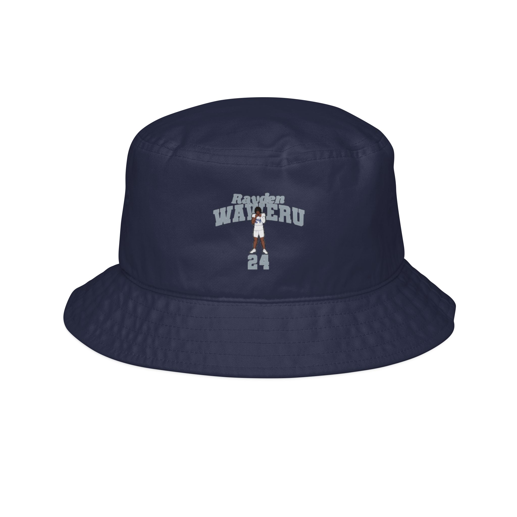 Bucket Hat — character_signature_arch in Navy